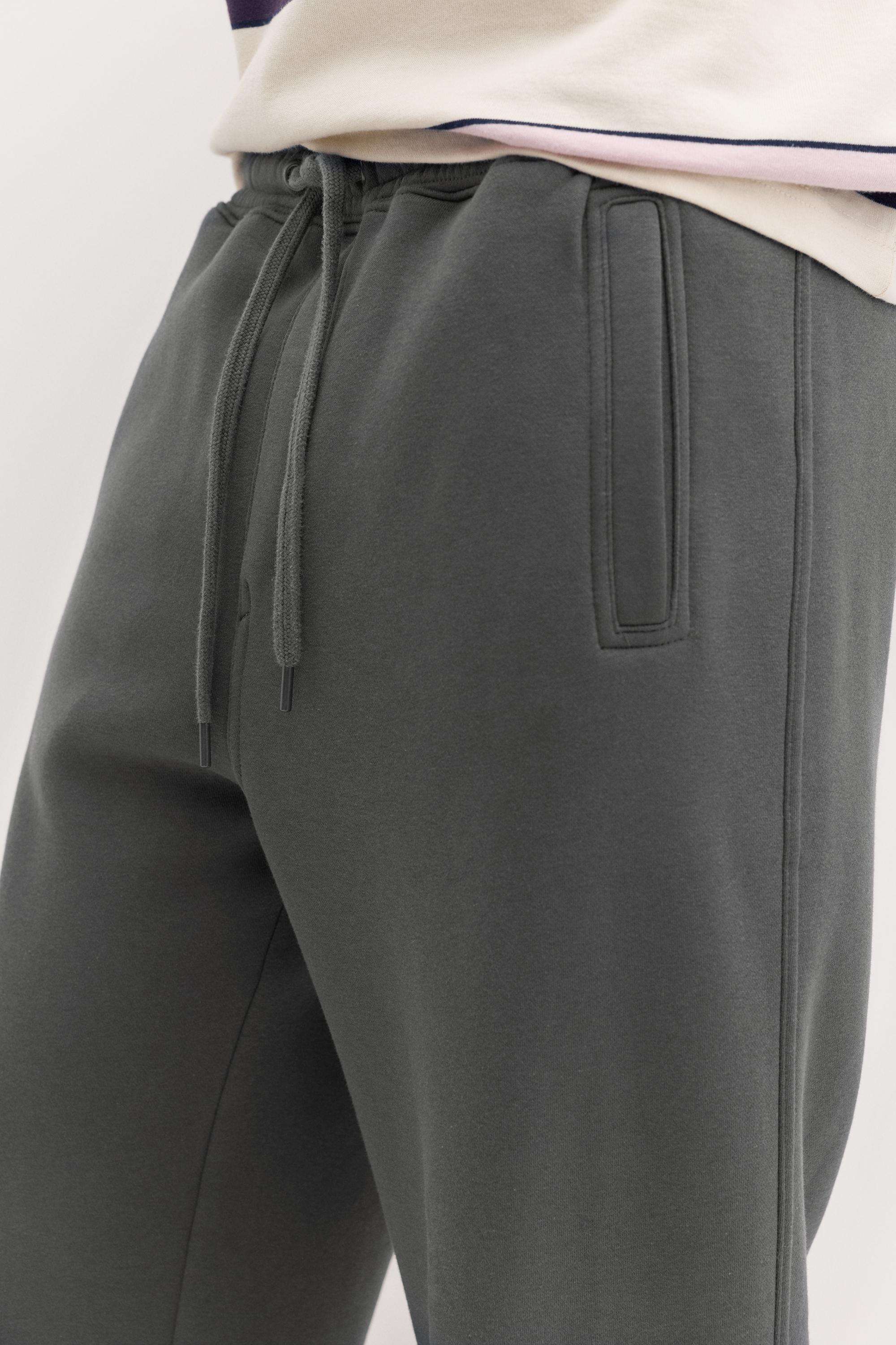 Basic baggy tracksuit bottoms — Anthracite grey