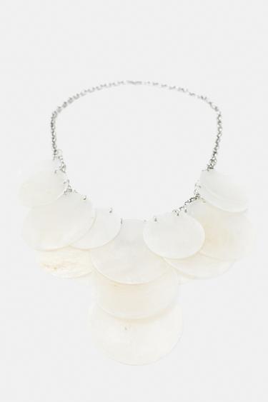 Mother-of-pearl-effect necklace — Ice 3