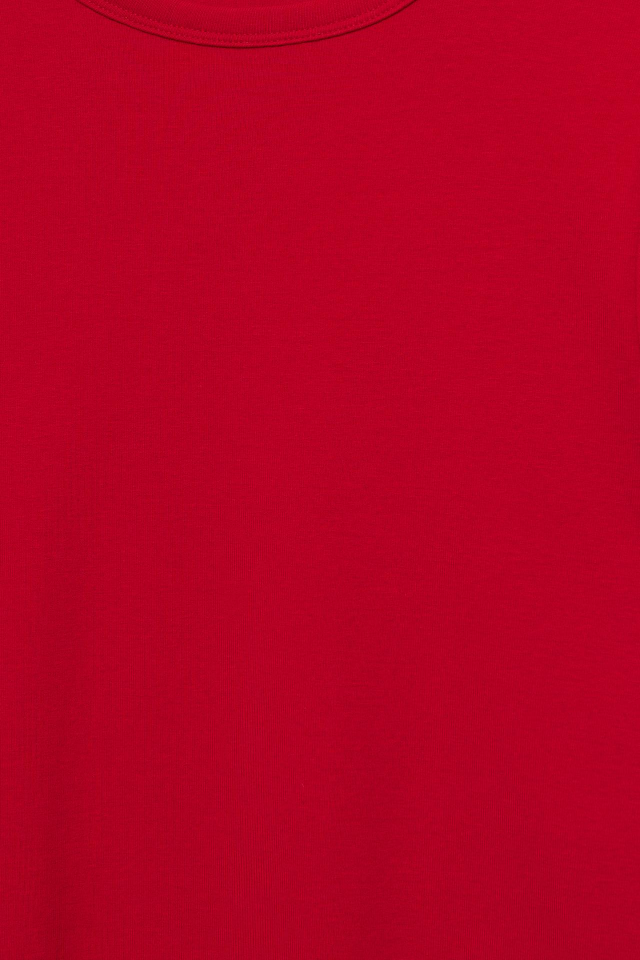 Fitted short sleeve T-shirt — Red