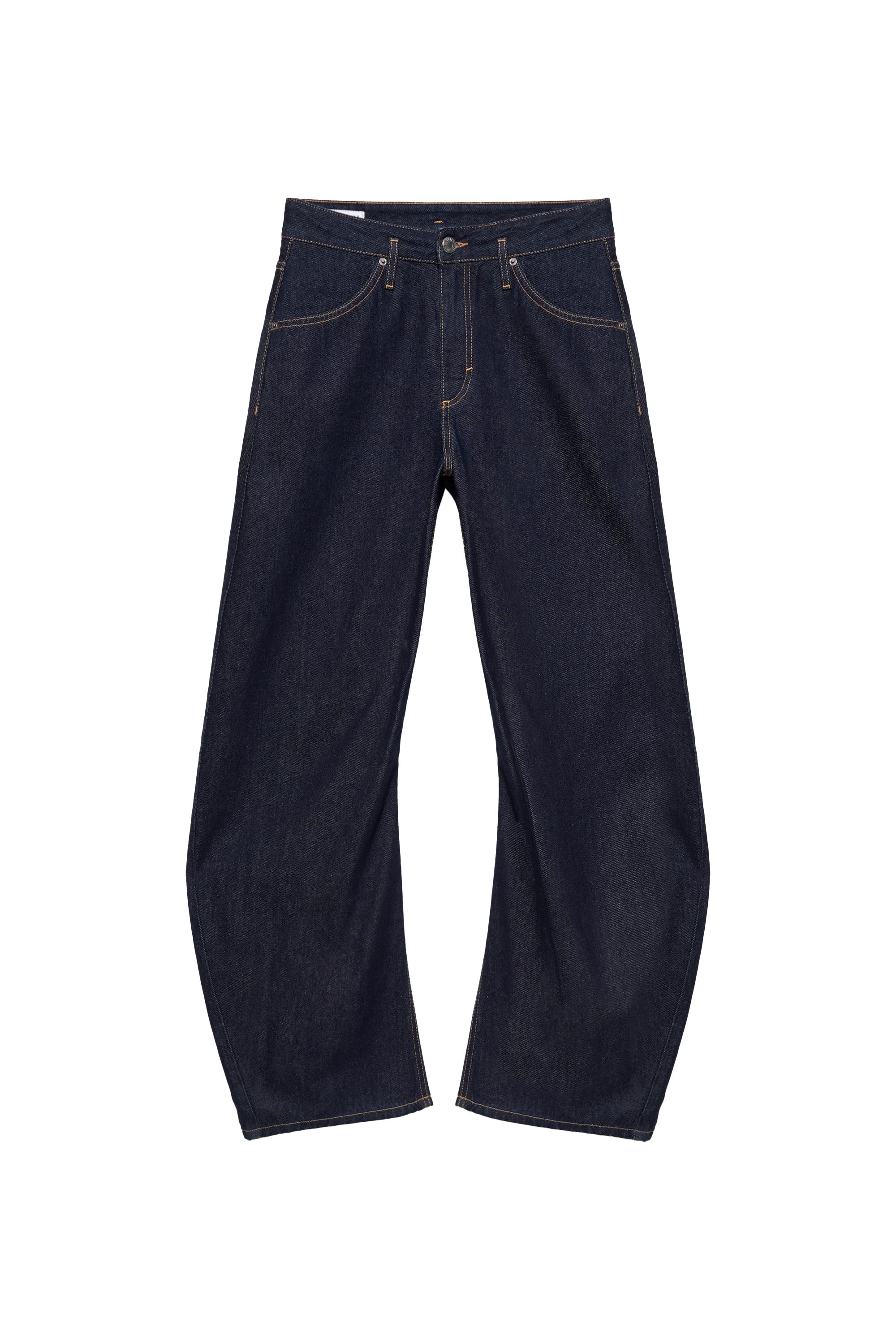 Pull&Bear Düşük bel barrel jean görsel 8
