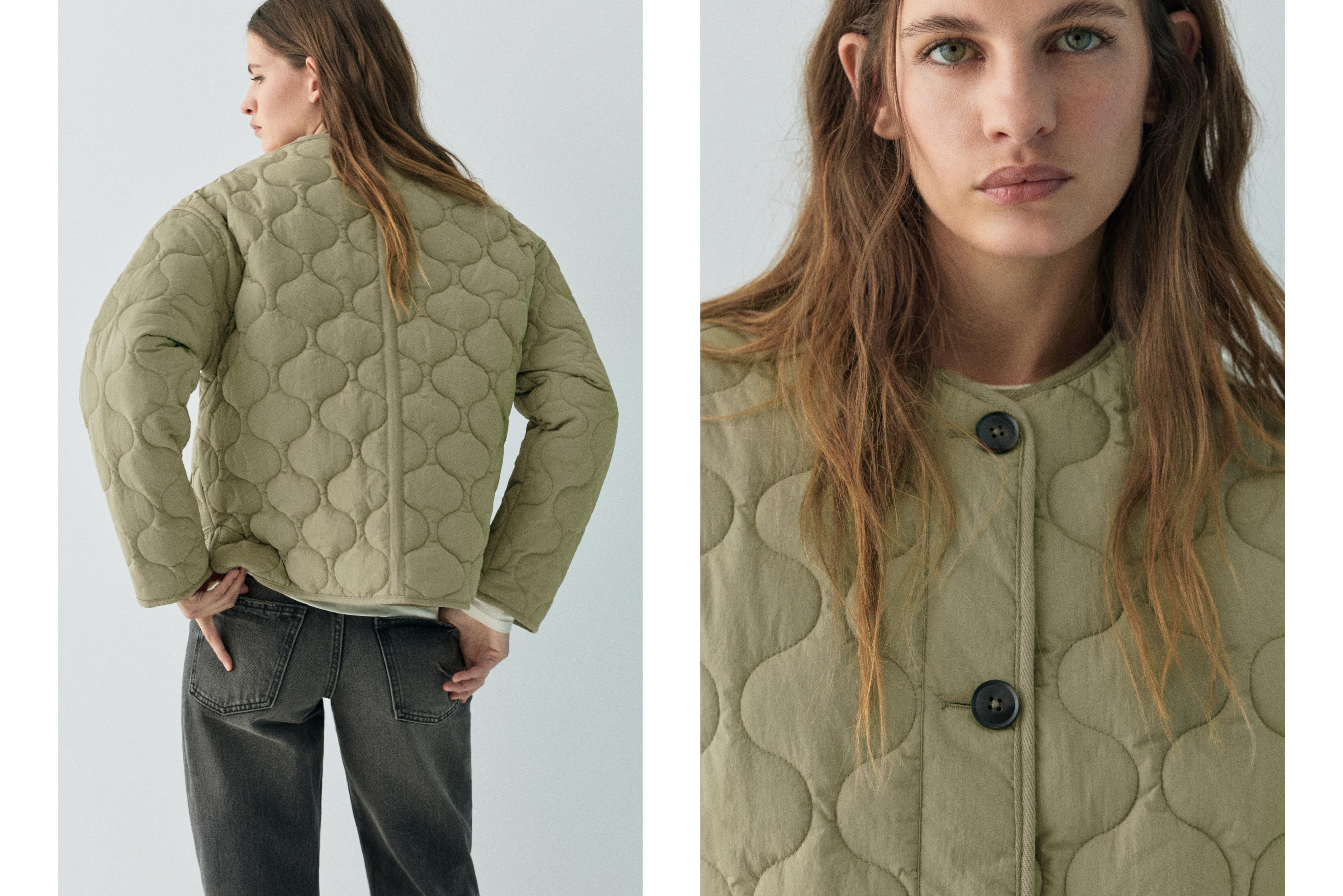 Lightweight padded jacket — Khaki