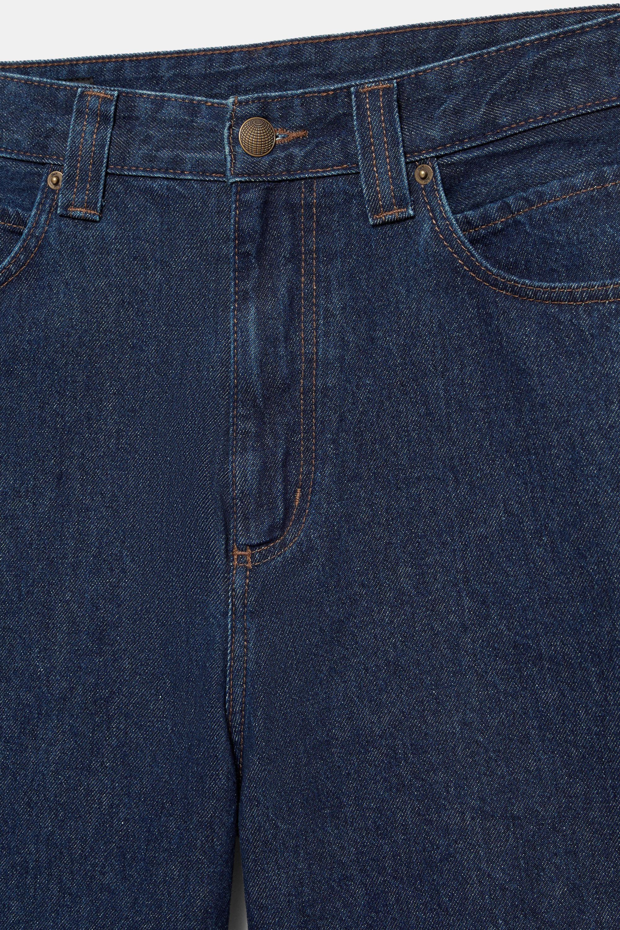 Skater denim Bermuda shorts — Navy