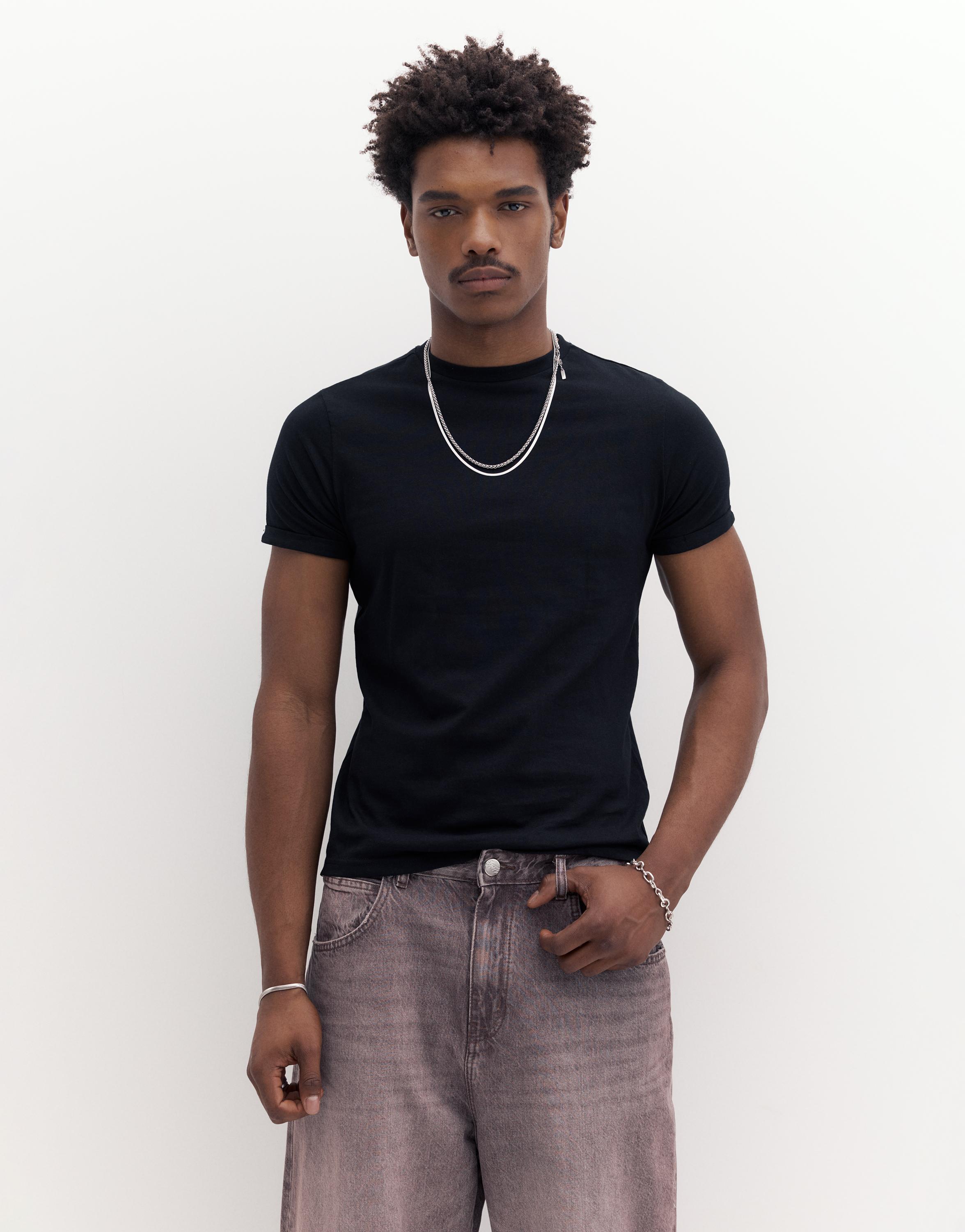 Muscle fit T-shirt — Black