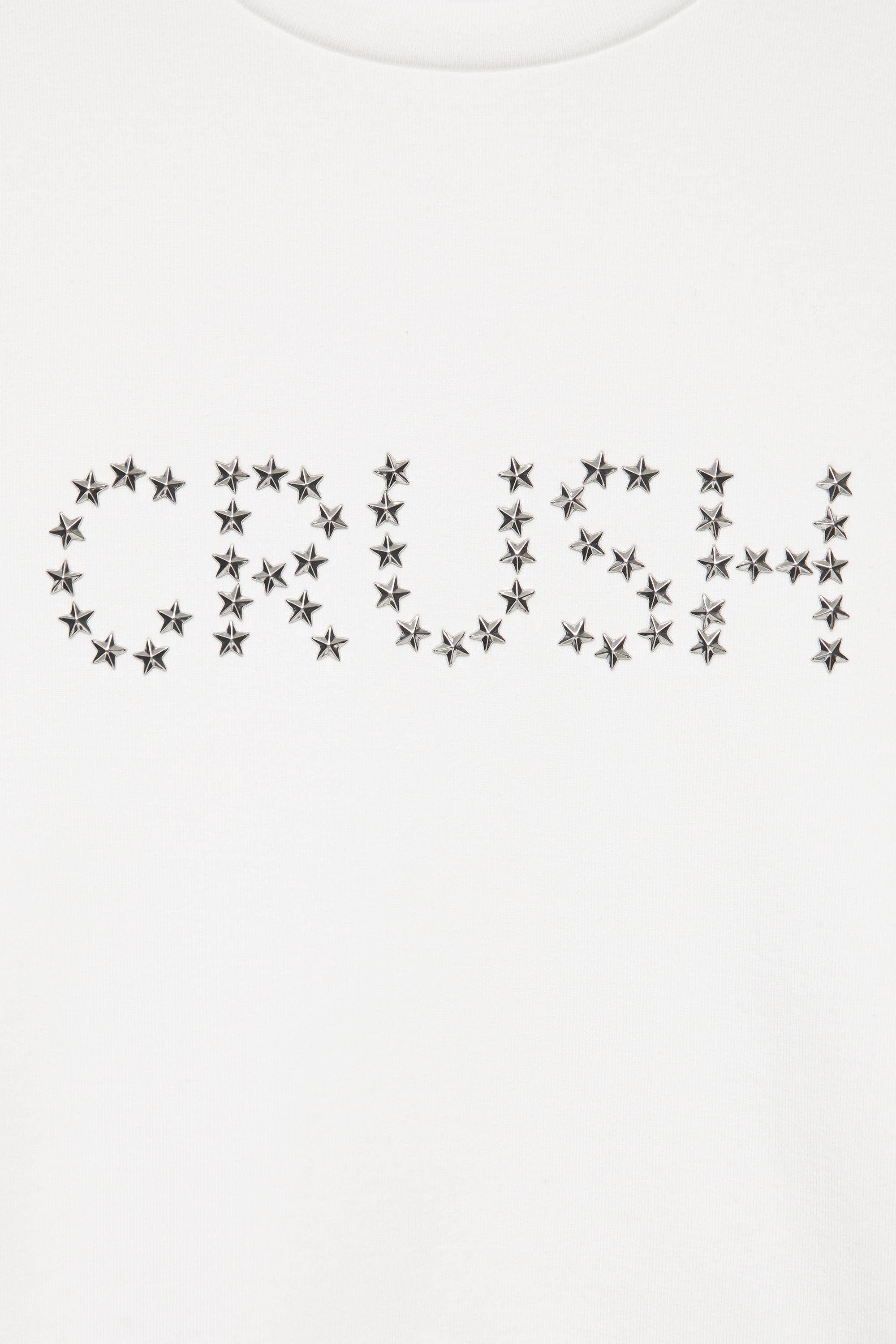 Slim fit star graphic T-shirt — White