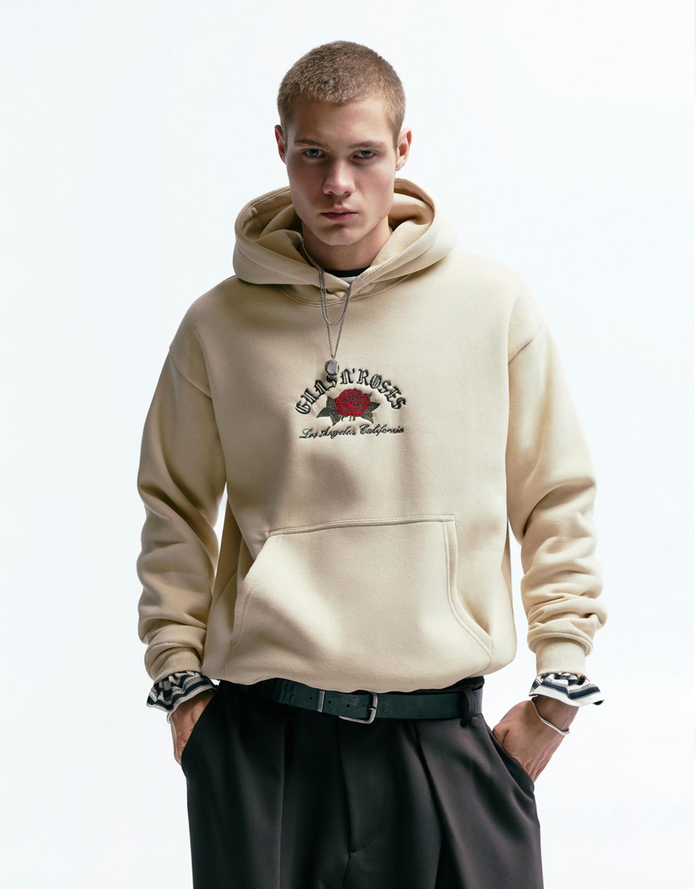 Guns N' Roses kapüşonlu sweatshirt - Görsel 12