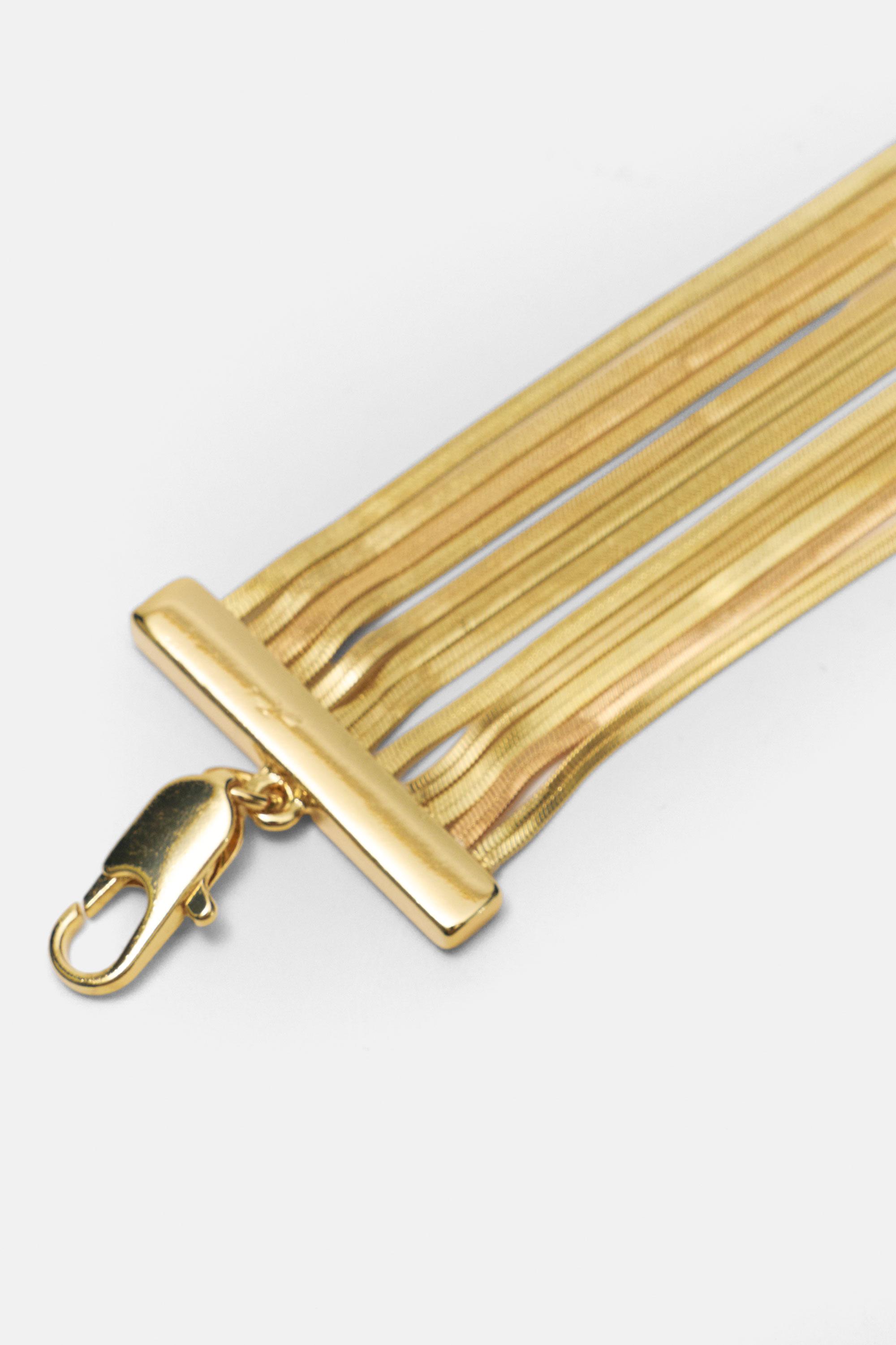 Multi-strand necklace — Gold
