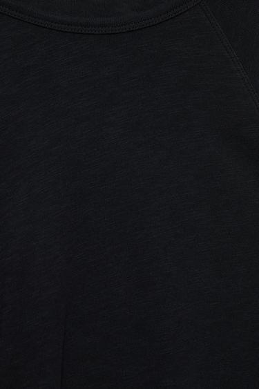 Long sleeve raglan T-shirt — Black 7
