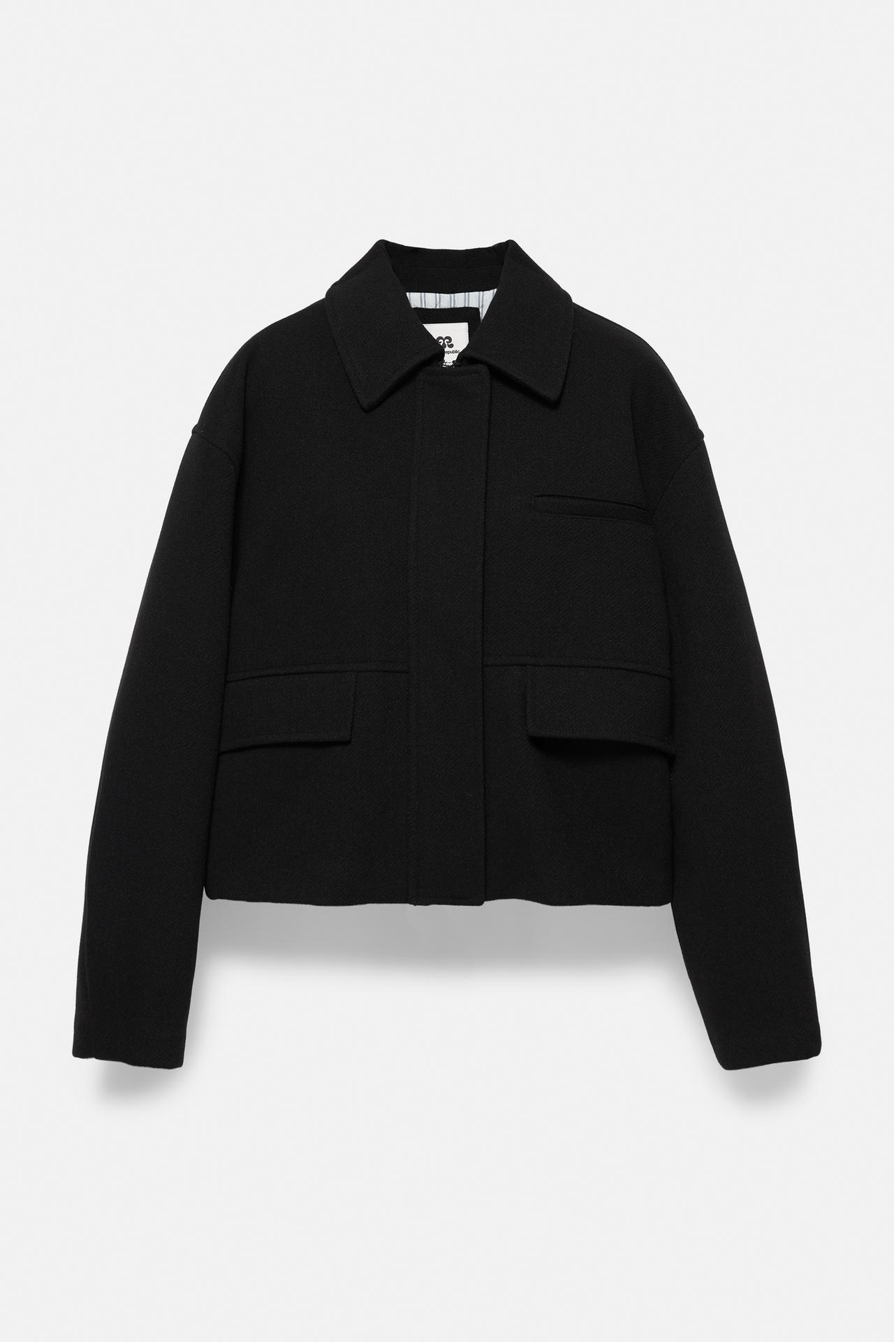 Felt jacket — Black