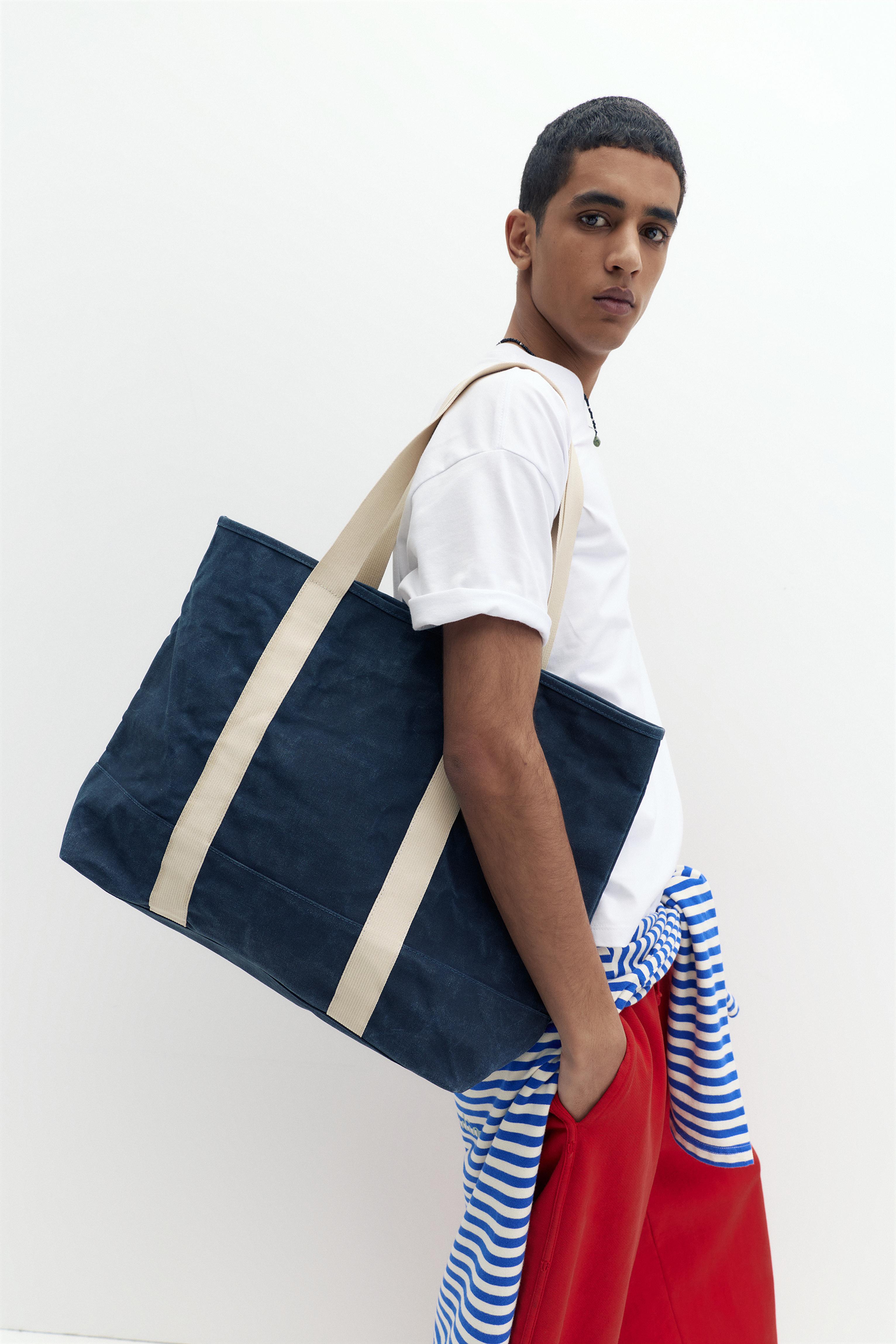 STWD eskitme görünümlü tote çanta - Görsel 37