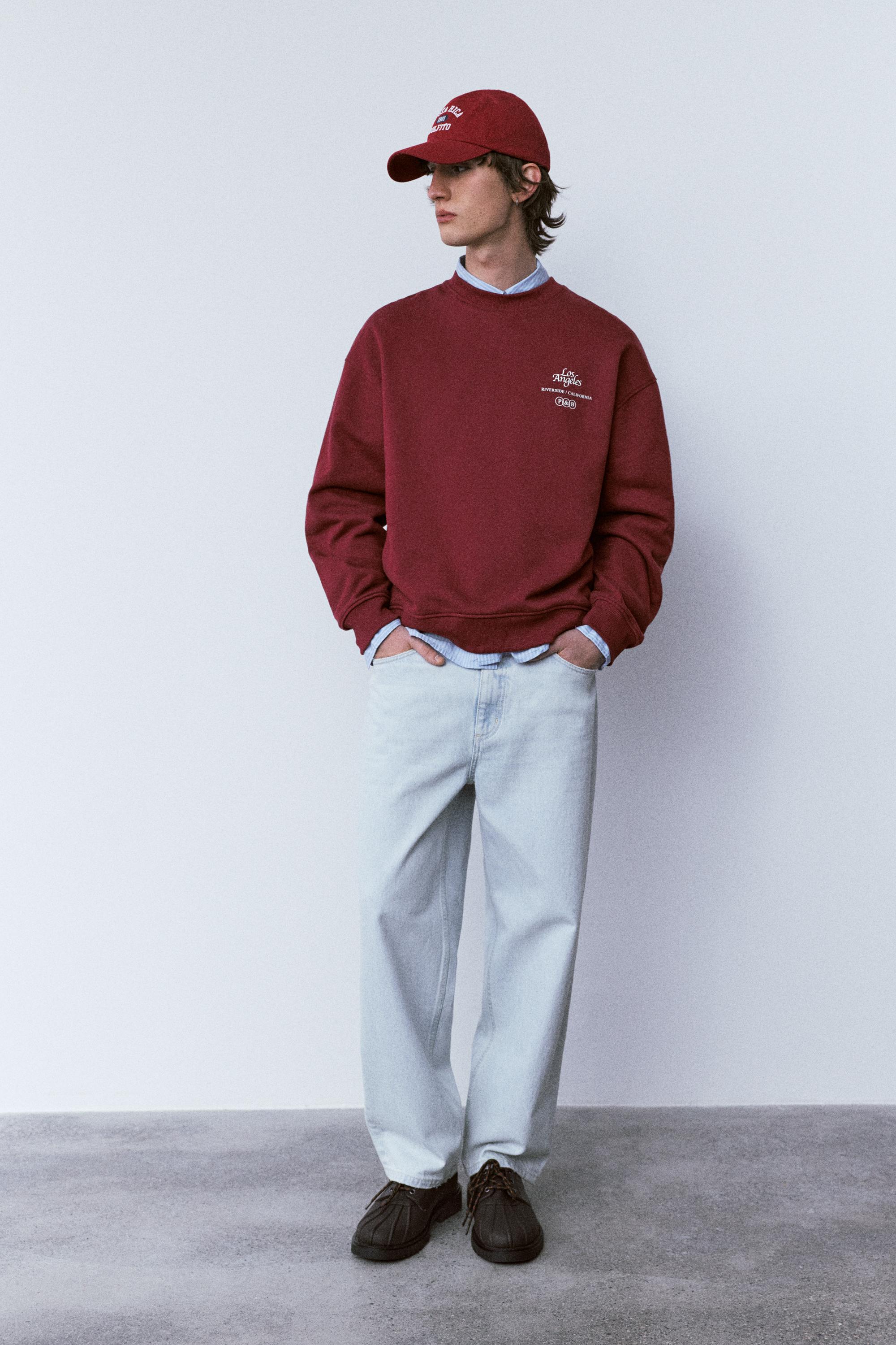 Bisiklet yaka sweatshirt - Görsel 8