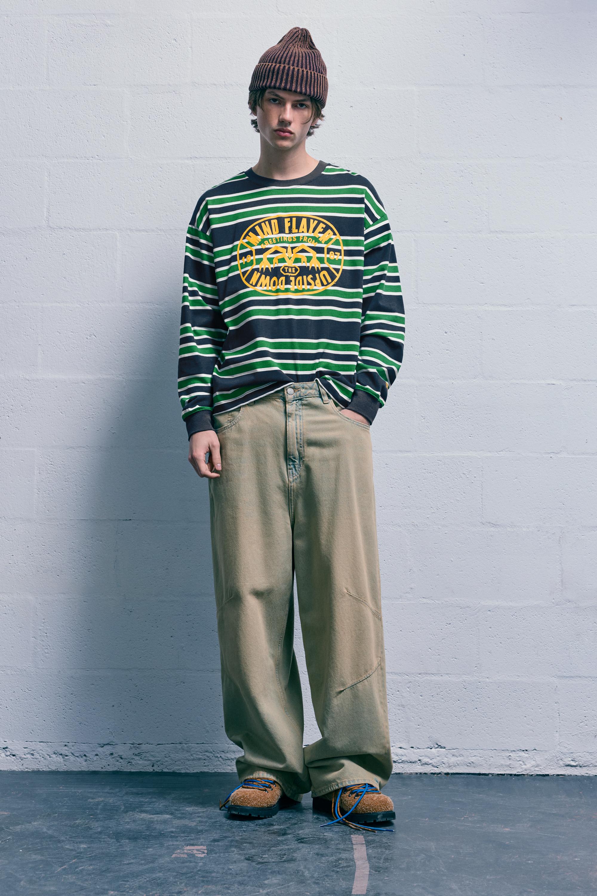 T-Shirt Às Riscas Stranger Things