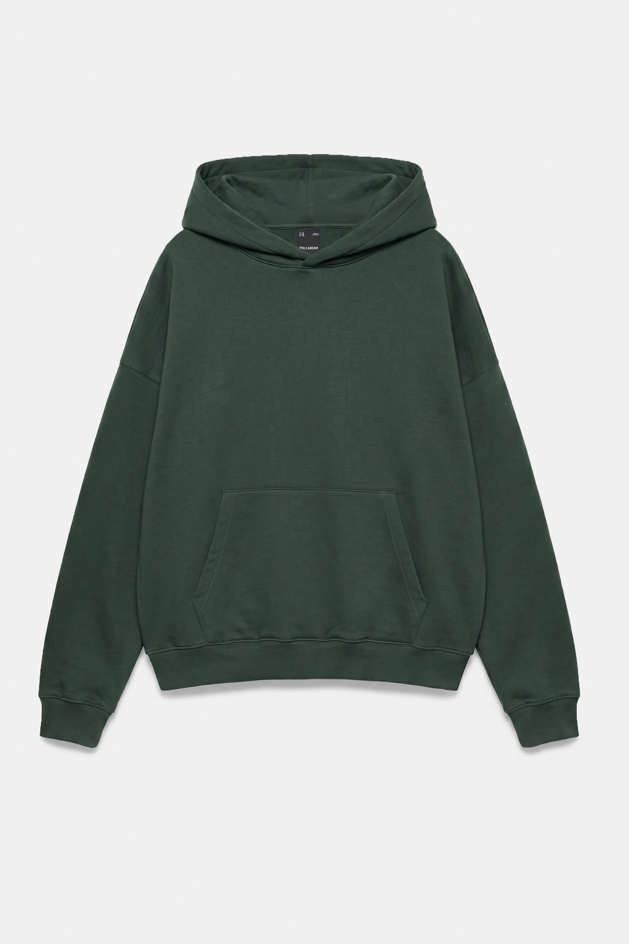 Boxy fit hoodie — Bottle