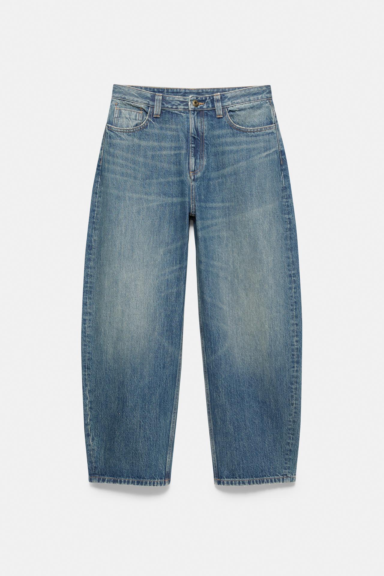 Baggy balloon jeans — Medium blue