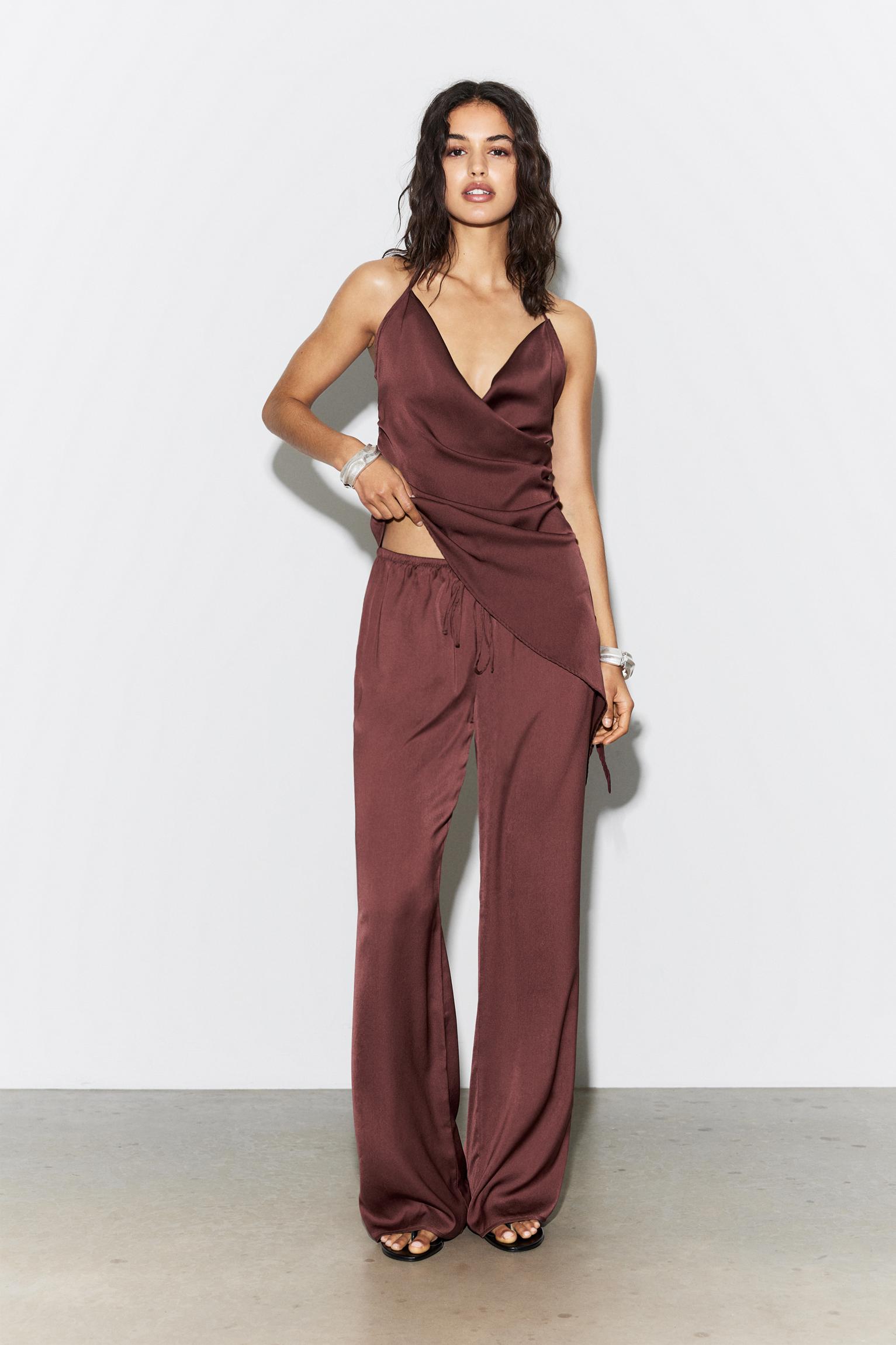 Joggerhose In Satinoptik