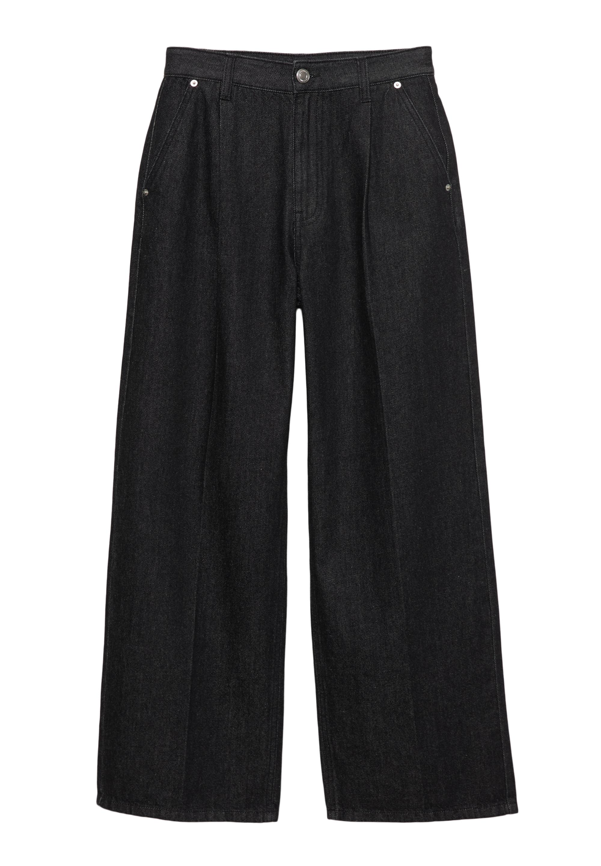 Relaxed fit wide-leg jeans