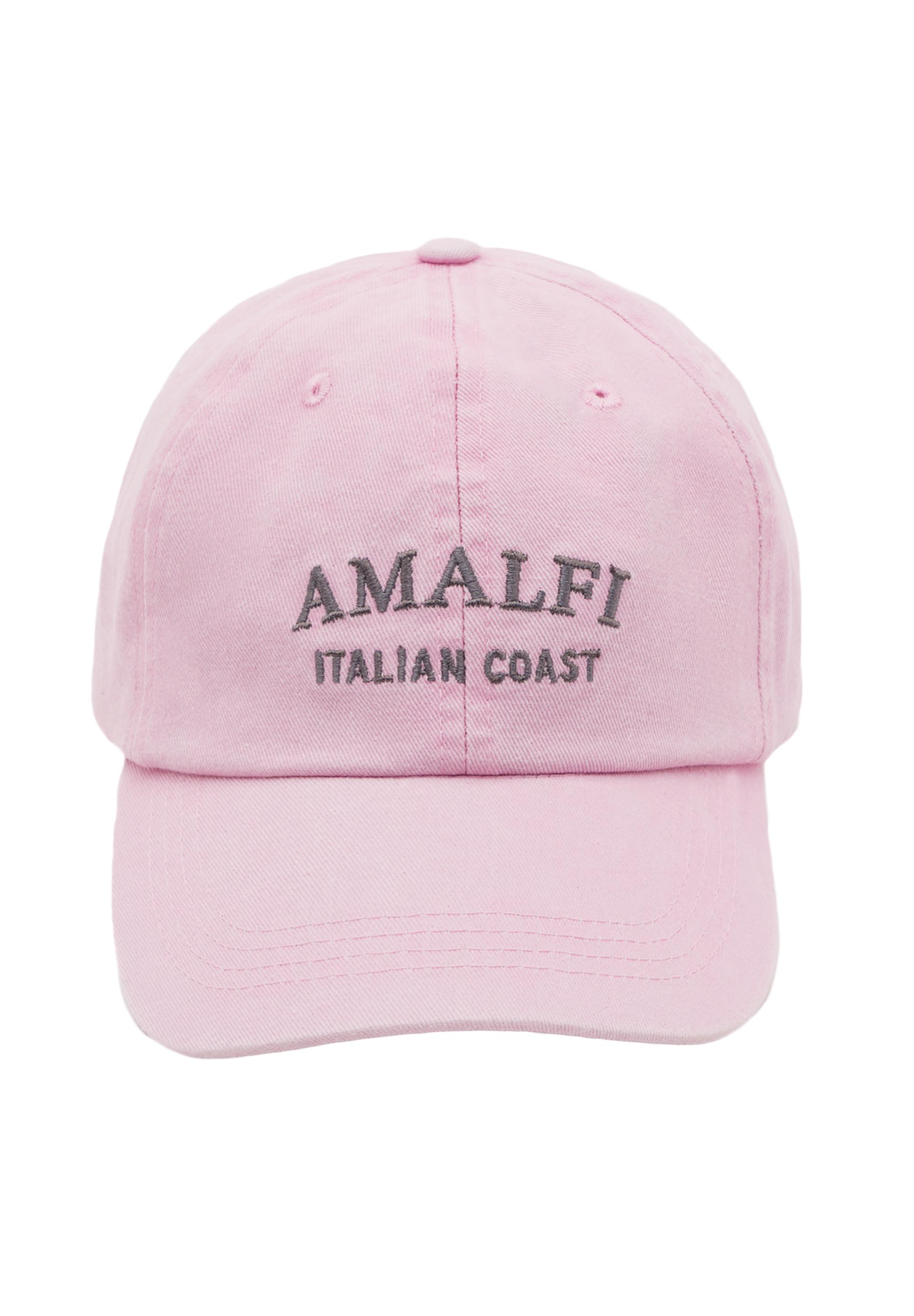 Amalfi embroidered cap — Pink
