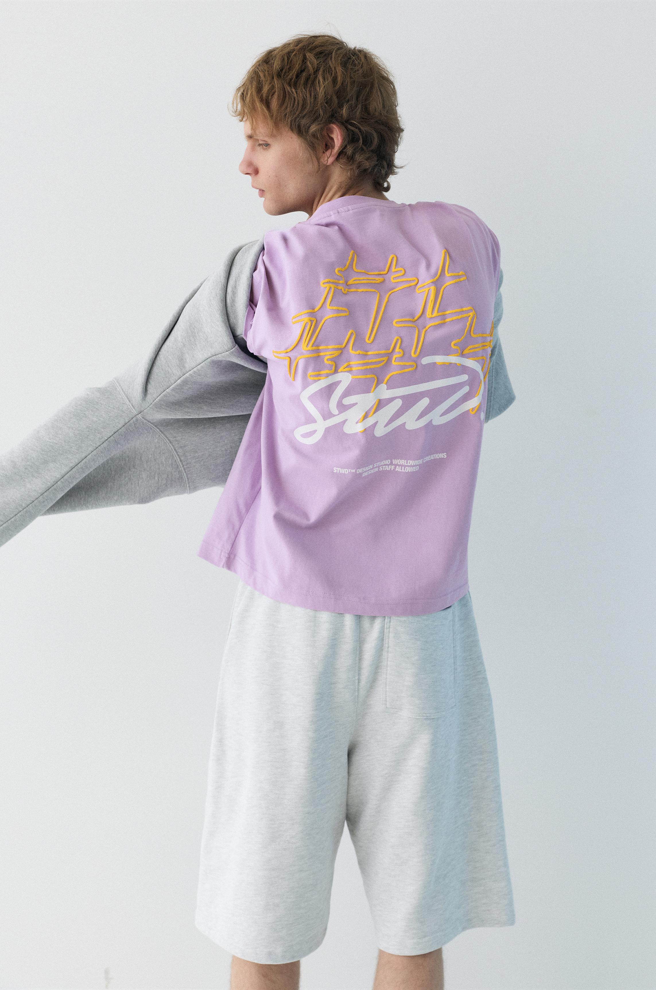 T-Shirt Viola Stwd