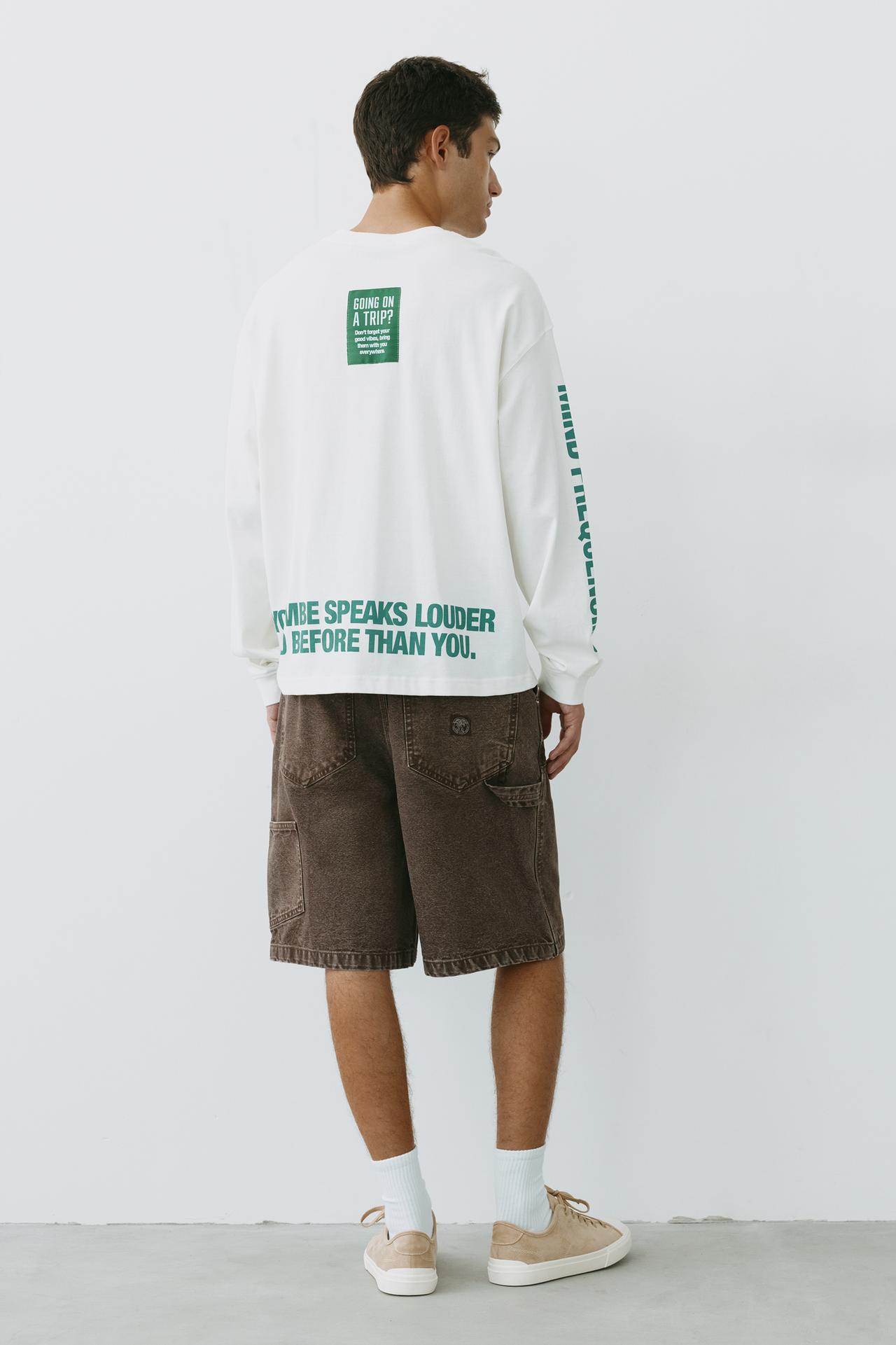 Relaxed fit carpenter Bermuda shorts — Brown