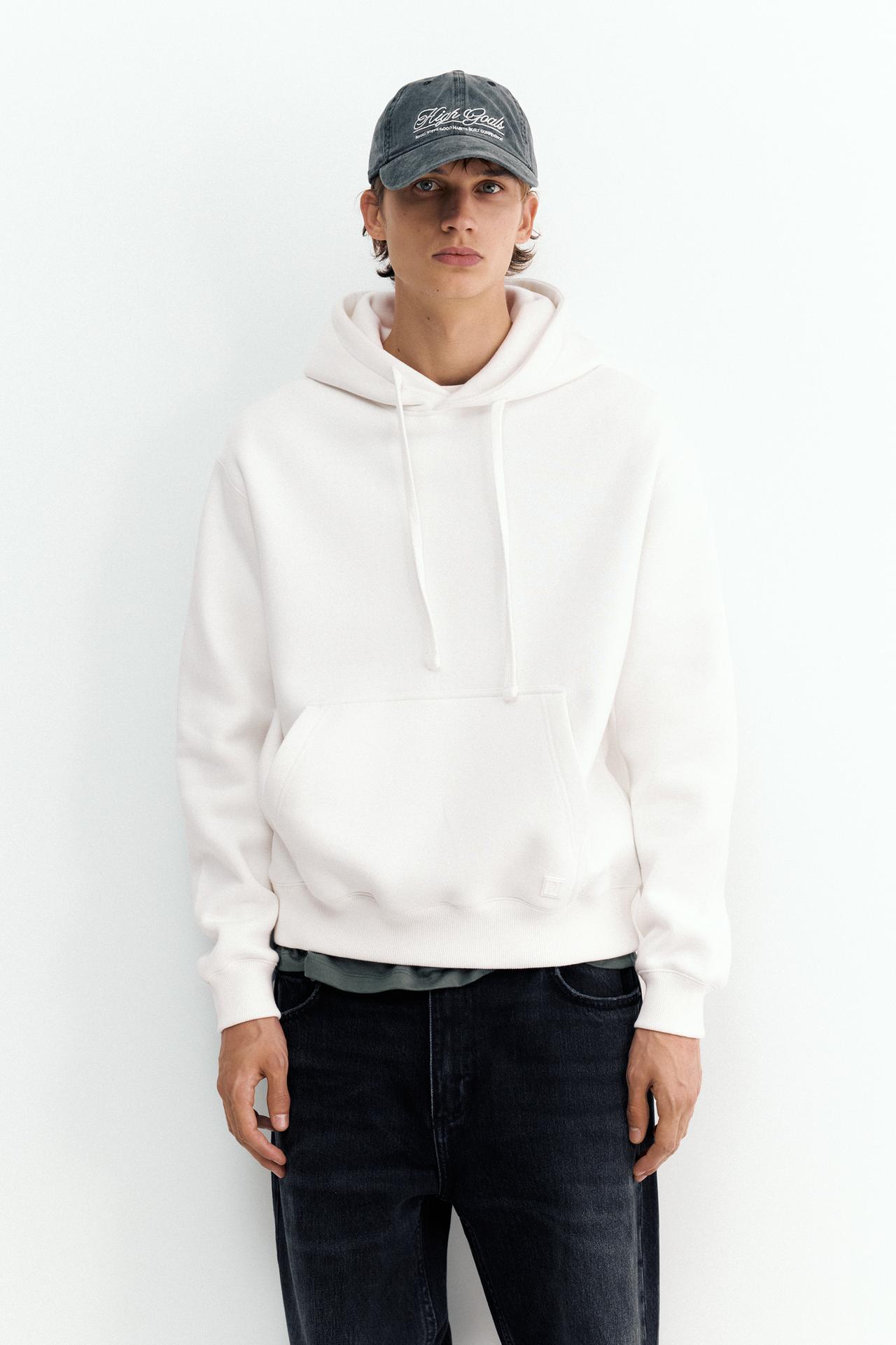 Basic hoodie — Off white