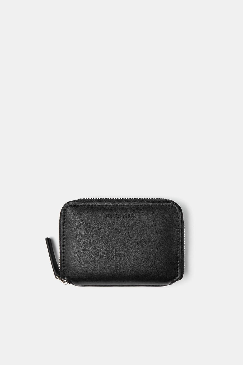 Cartera monedero engomada PULL&BEAR