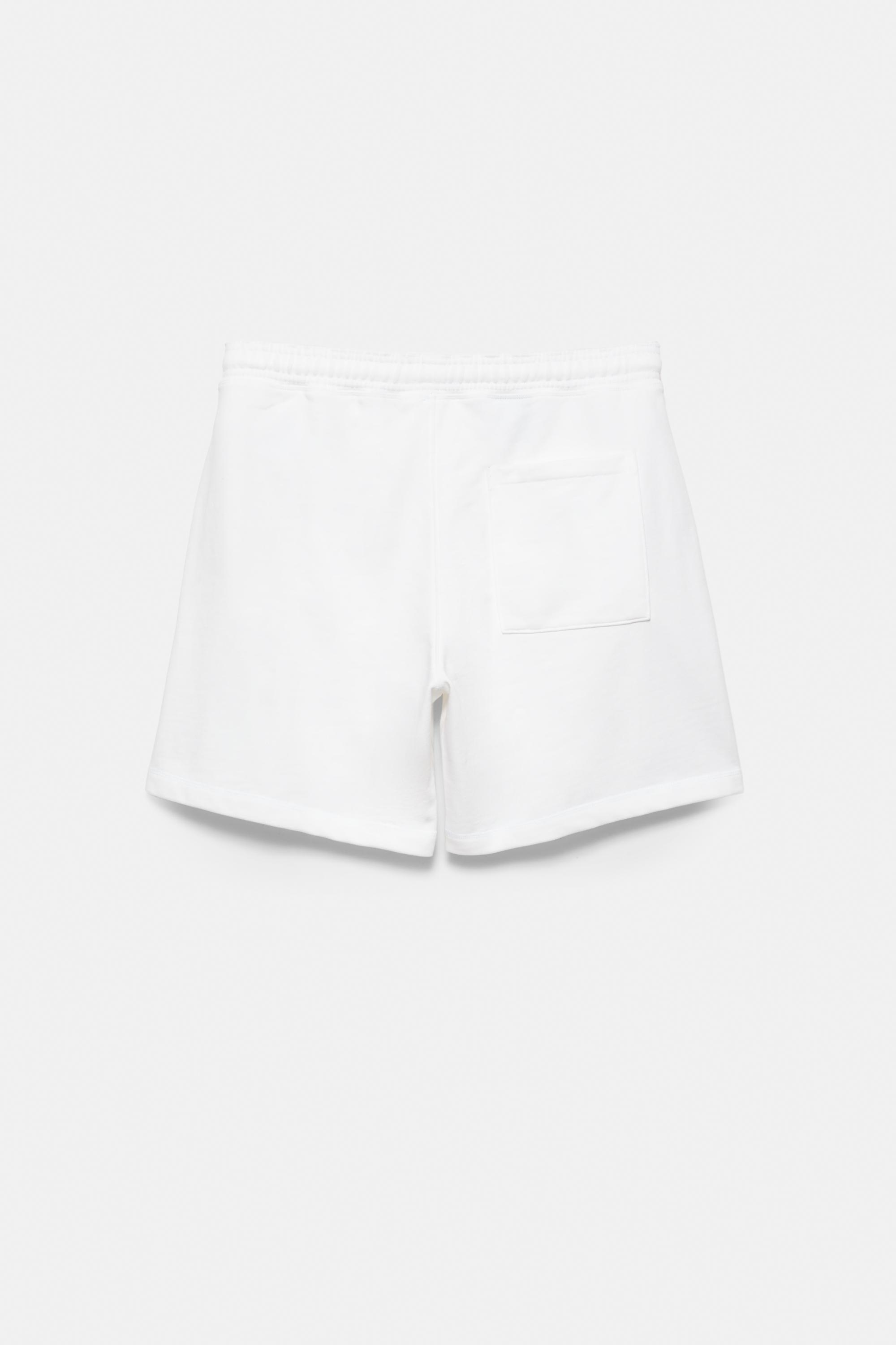 Logolu jogger bermuda şort