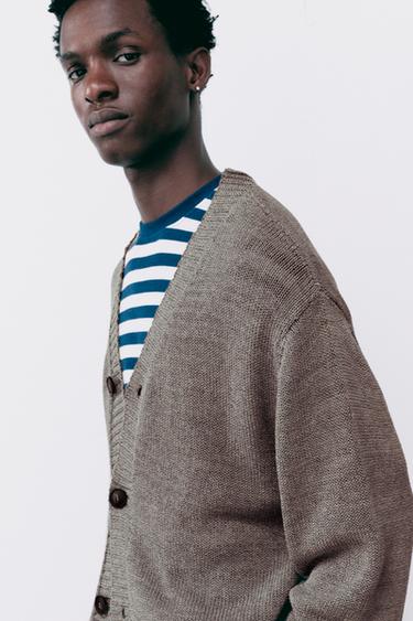 Rustic cardigan — Taupe 4