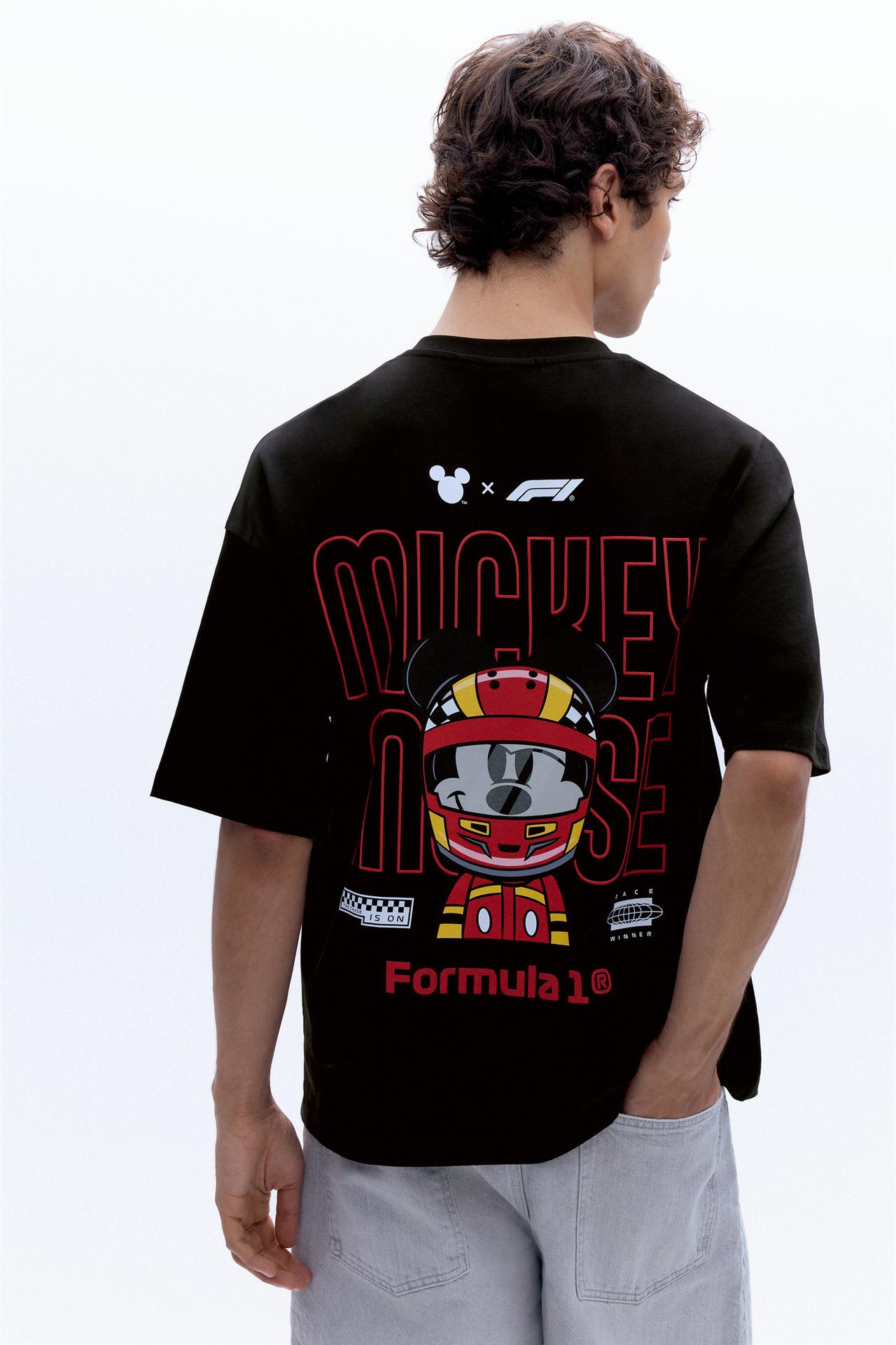 Disney x F1 Mickey Motors T-shirt — Black