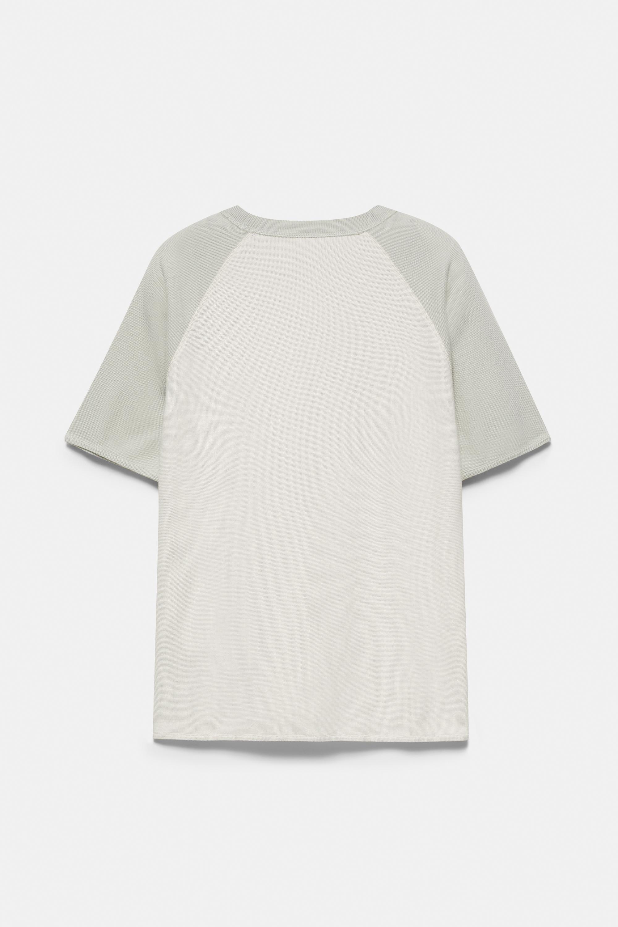 Raglan short sleeve T-shirt — Aquamarine