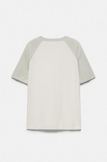 Raglan short sleeve T-shirt — Aquamarine 7
