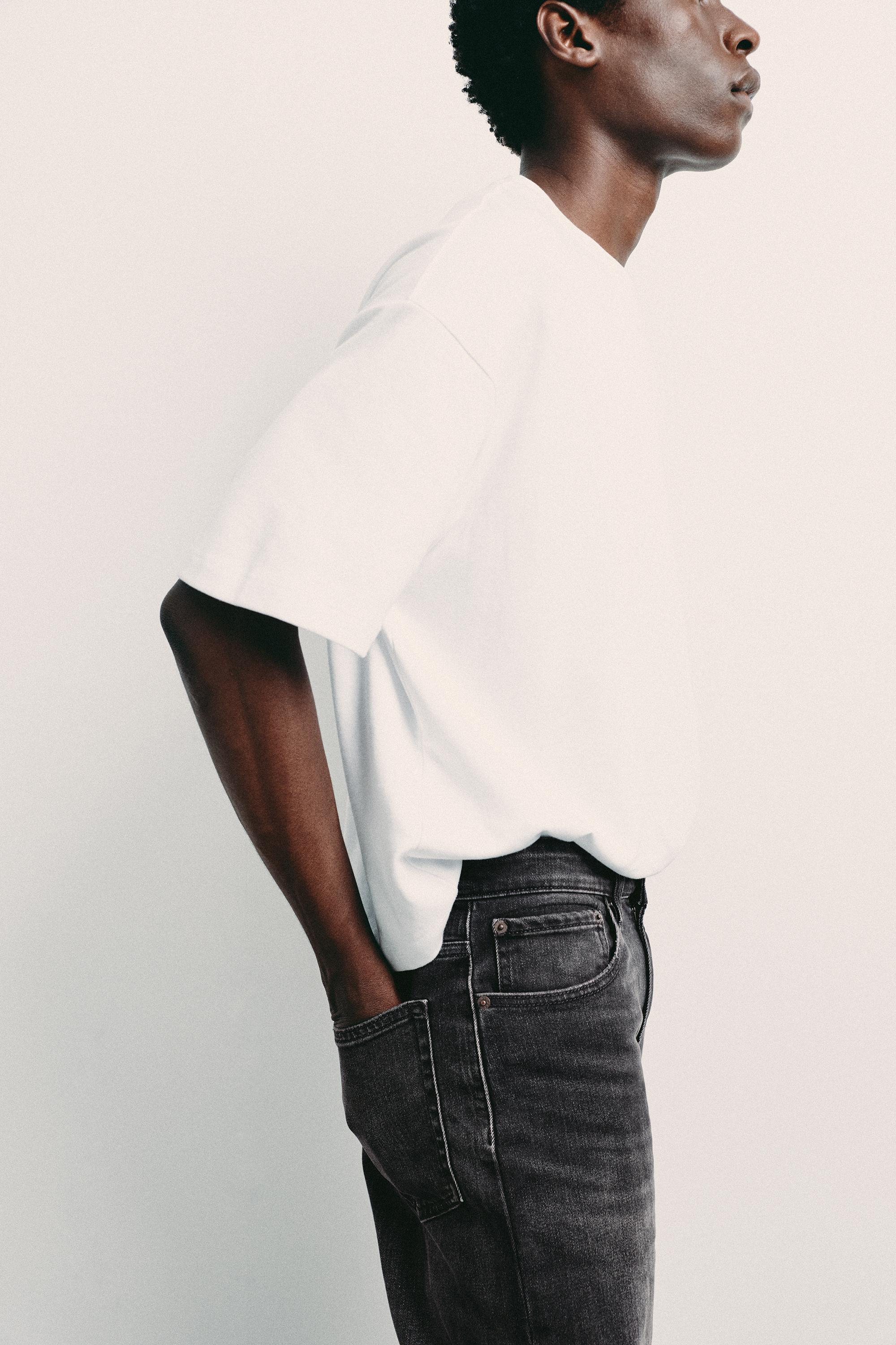 Slim fit jeans — Faded black