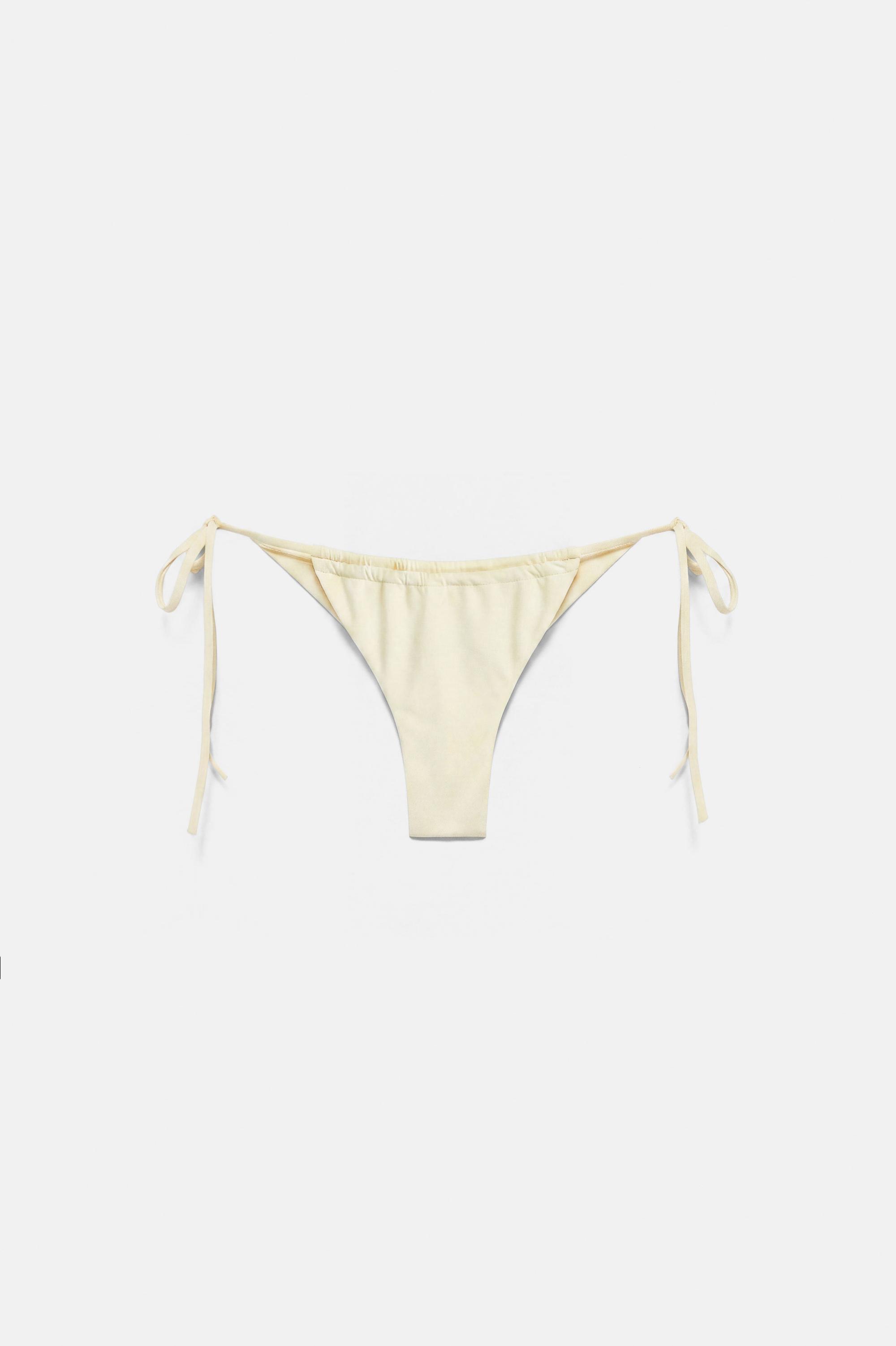 Drape detaylı bikini altı - Görsel 8