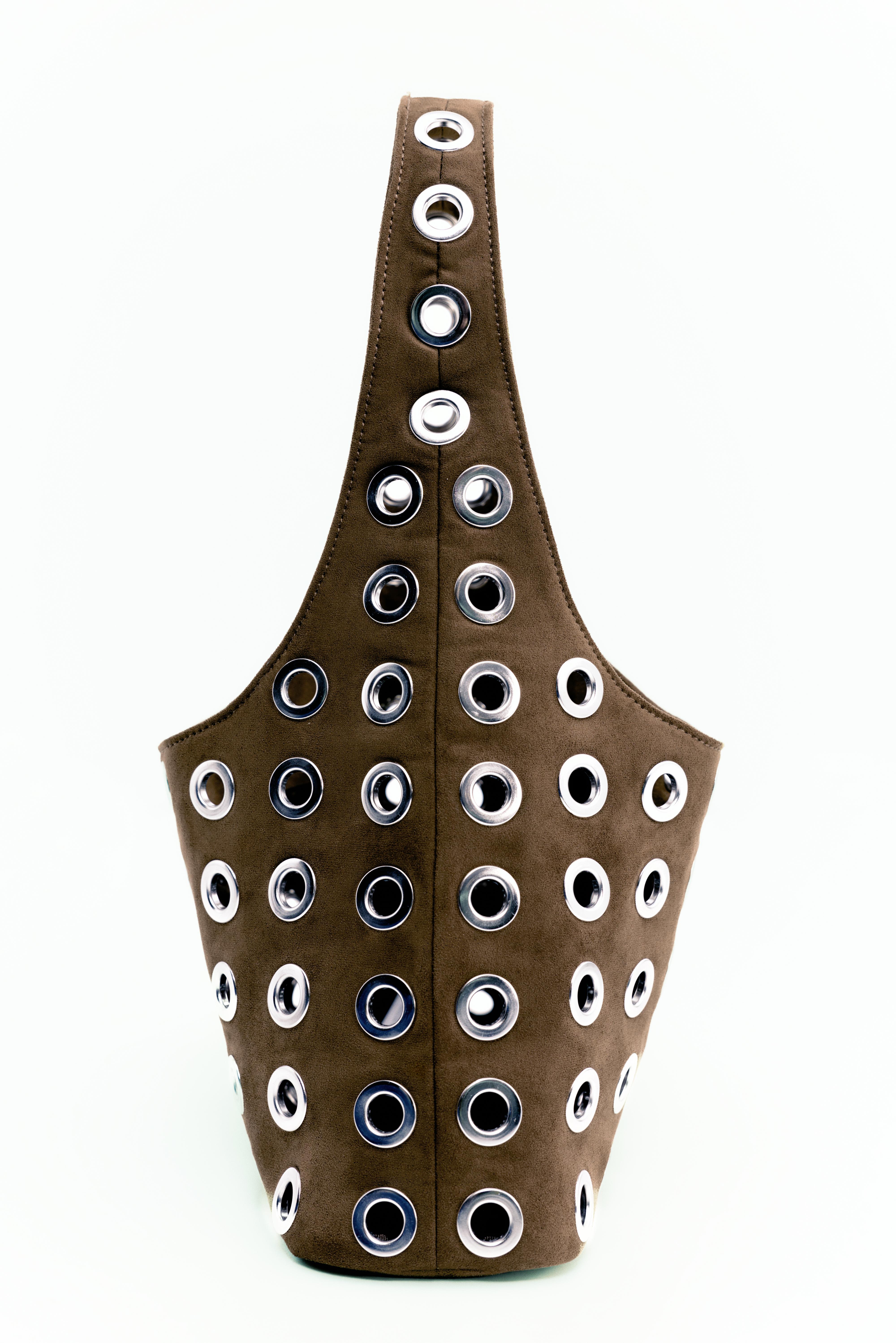 Zımba detaylı omuz çantası - Görsel 15