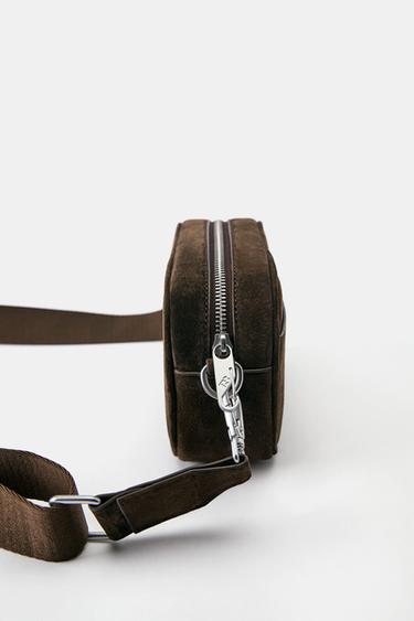 Leather crossbody bag — Brown 4