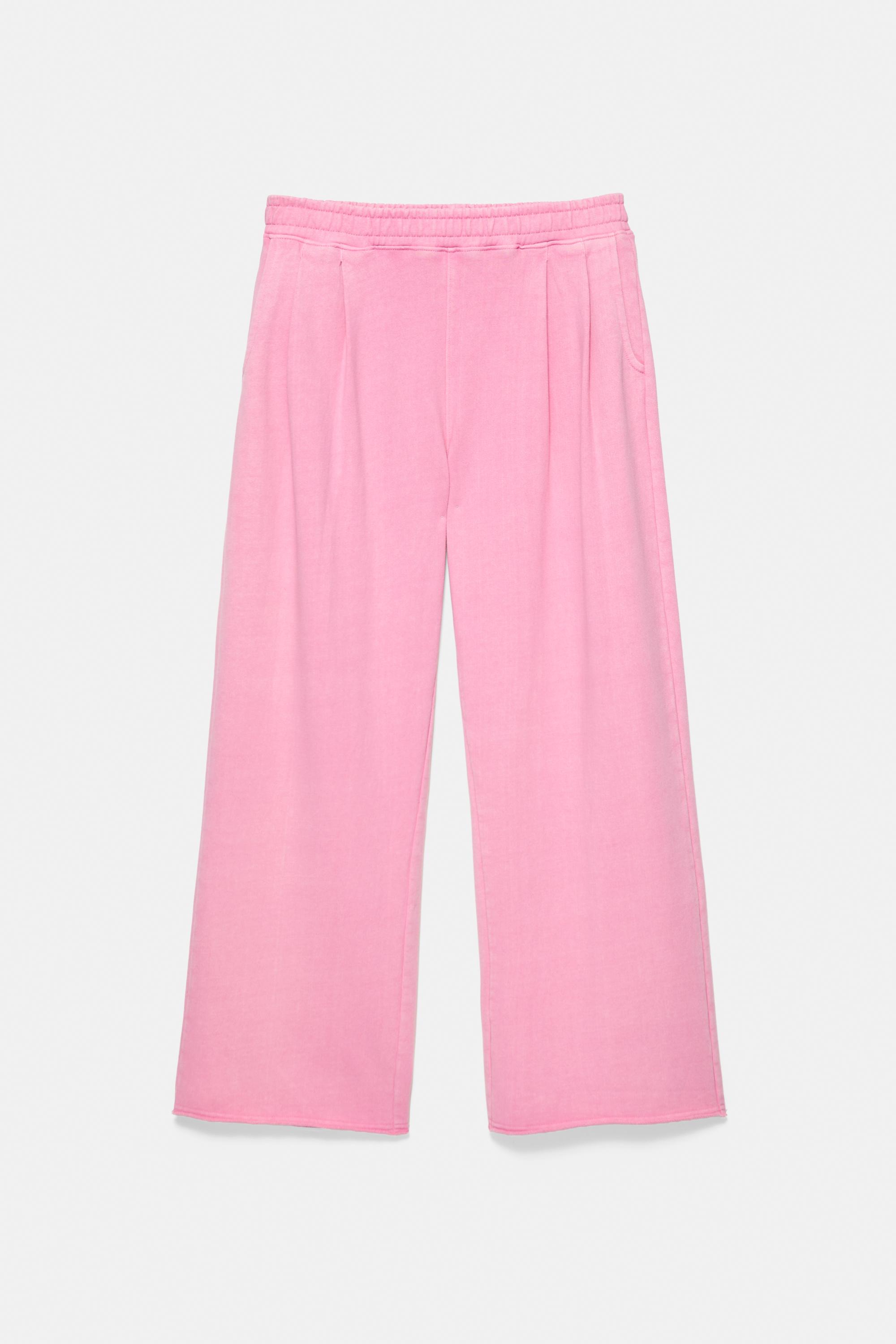 Wide-leg joggers — Pink