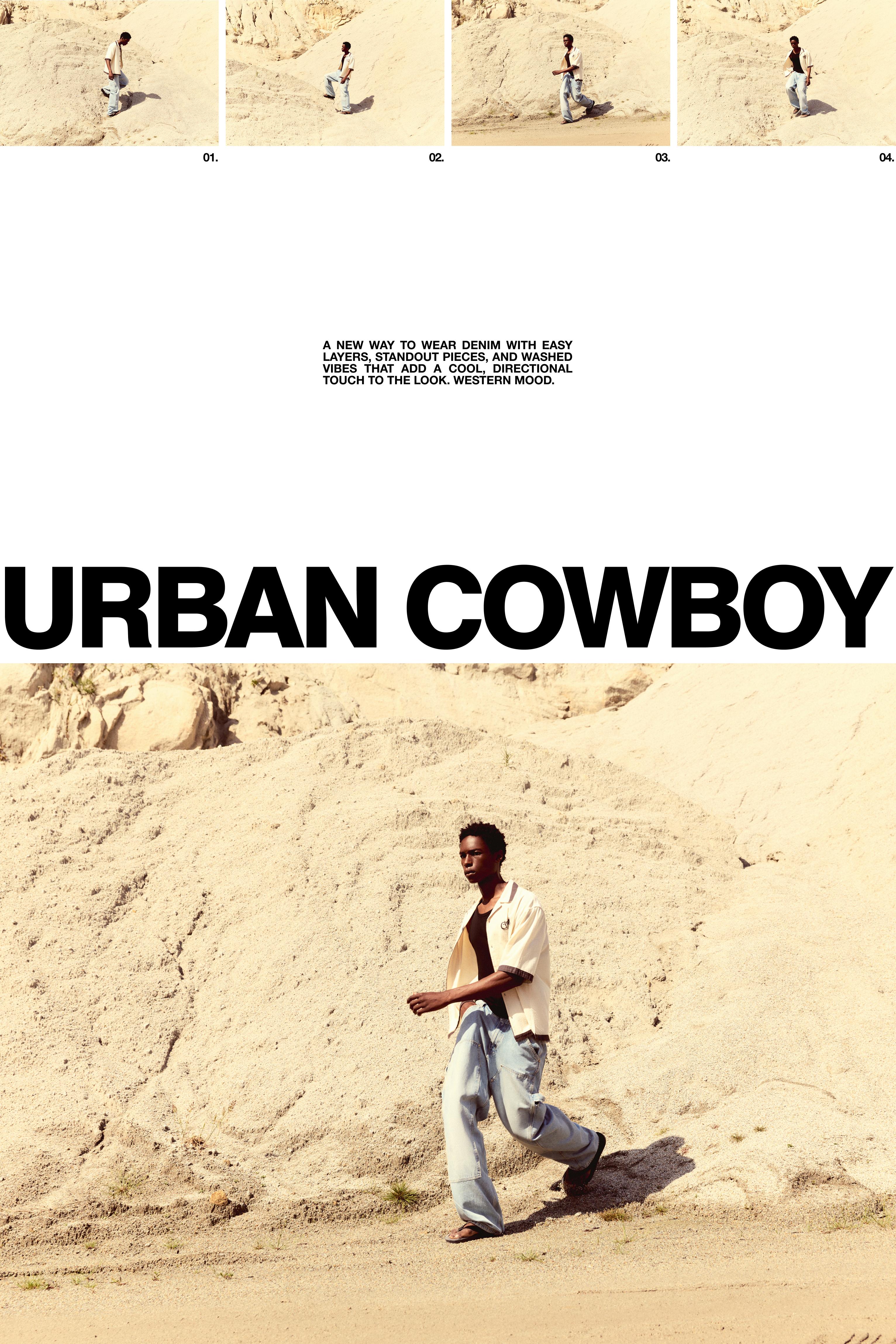 Cowboy Code short sleeve shirt — Off white