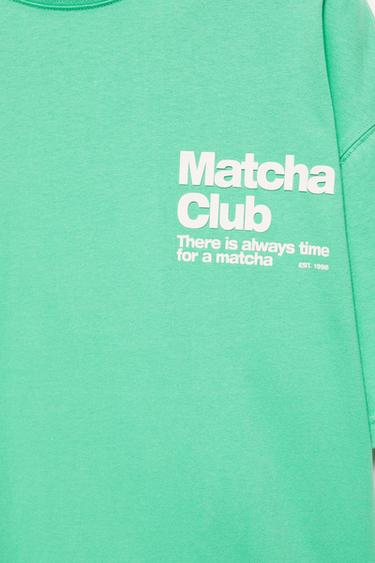 STWD Matcha Club graphic T-shirt — Green 8