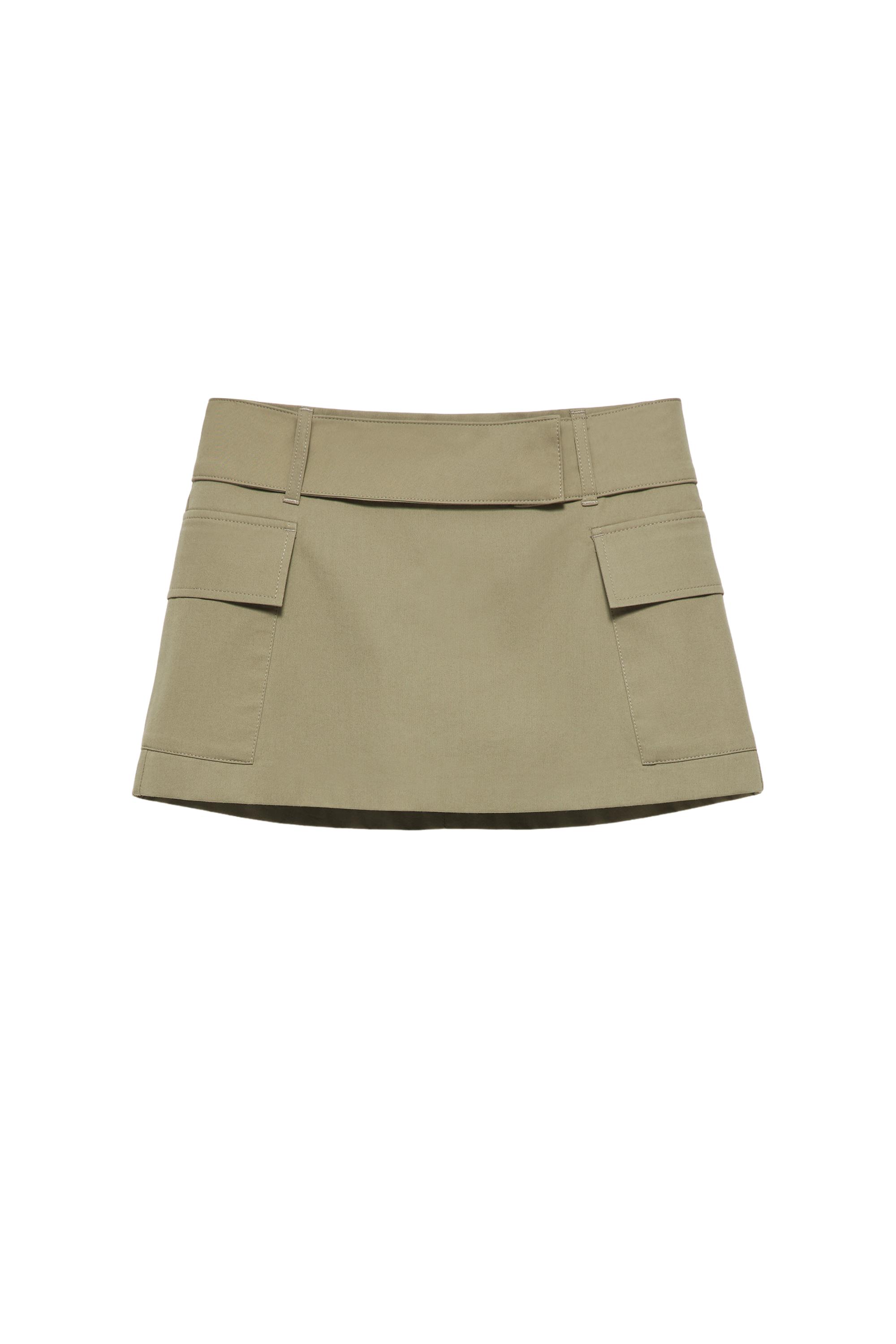 Pull&Bear Kargo mini şort etek görsel 2