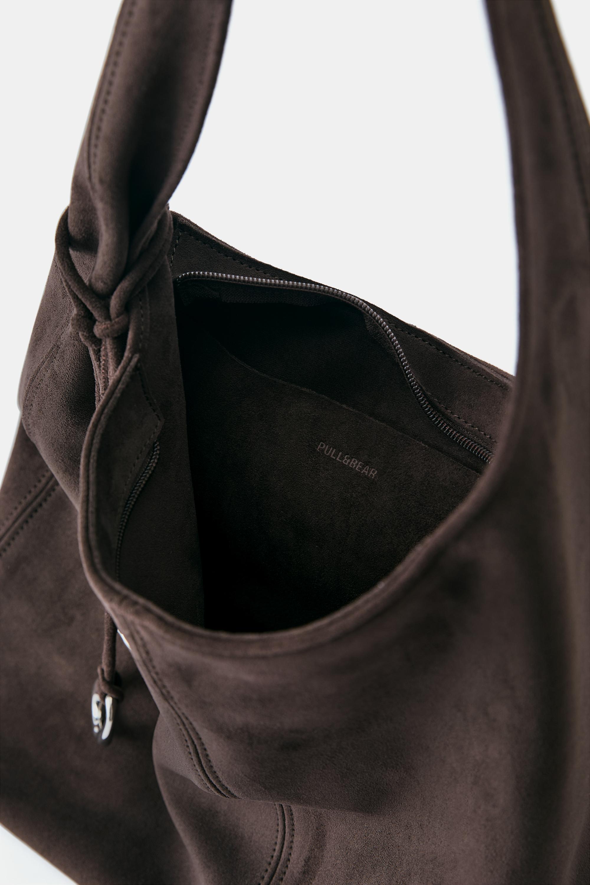 Embellished tote bag — Brown