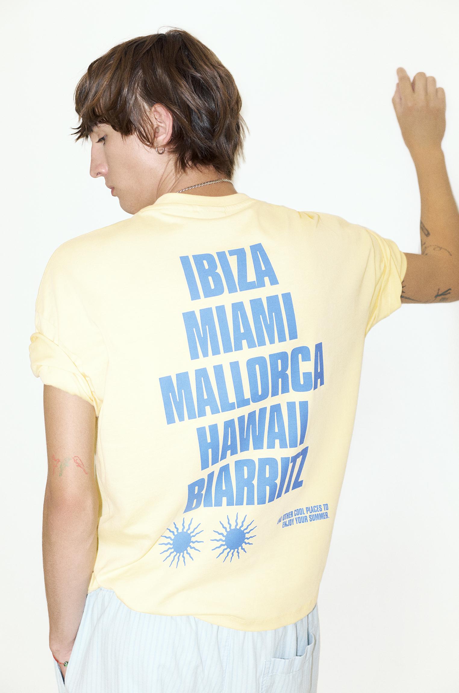 STWD Road Trip graphic T-shirt — Yellow