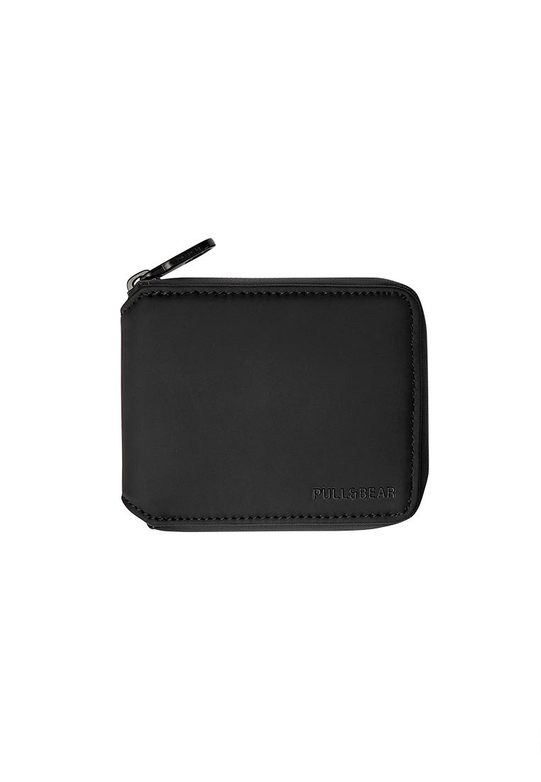 Rubberised wallet — Black