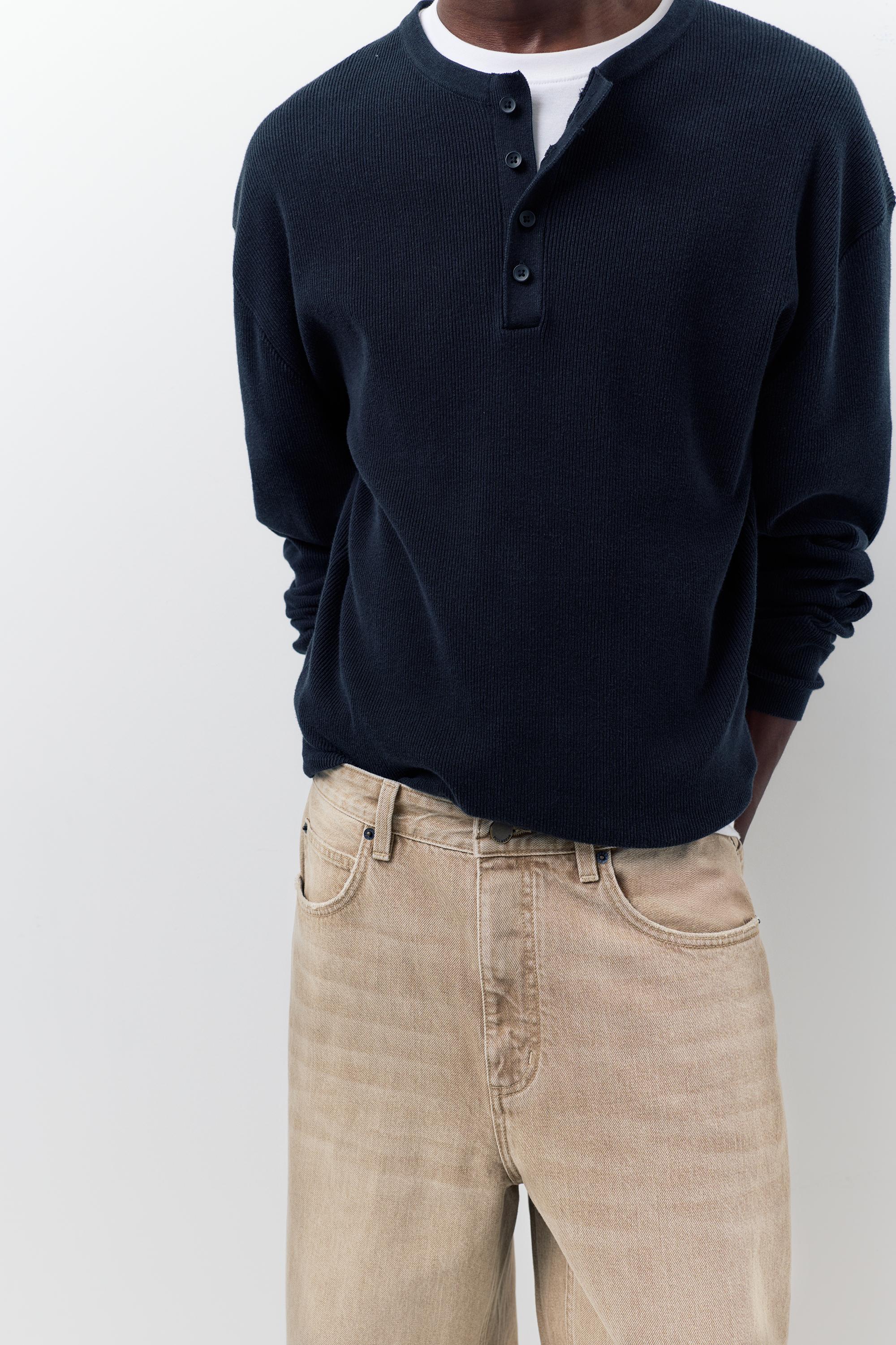 Baggy jeans — Medium ecru