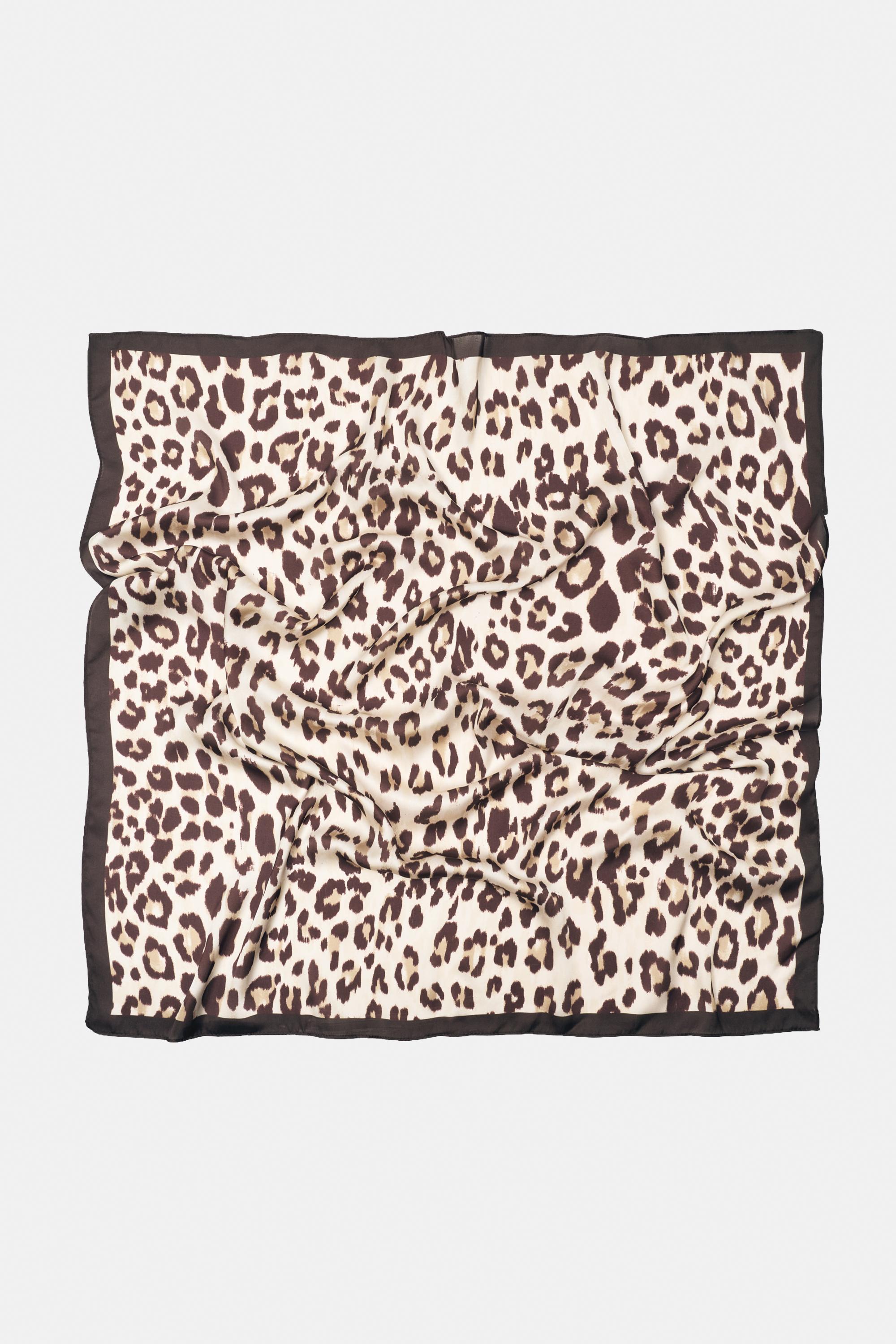 Leopard print bandana — Brown