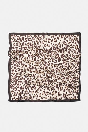 Leopard print bandana — Brown 4