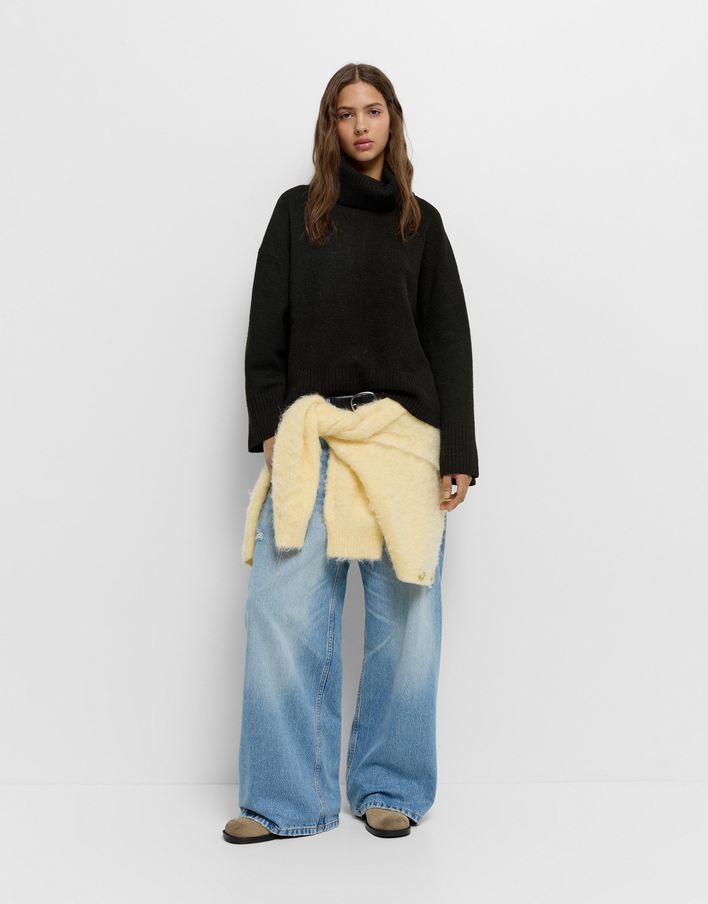 Yumuşak dik yaka kazak - Görsel 22