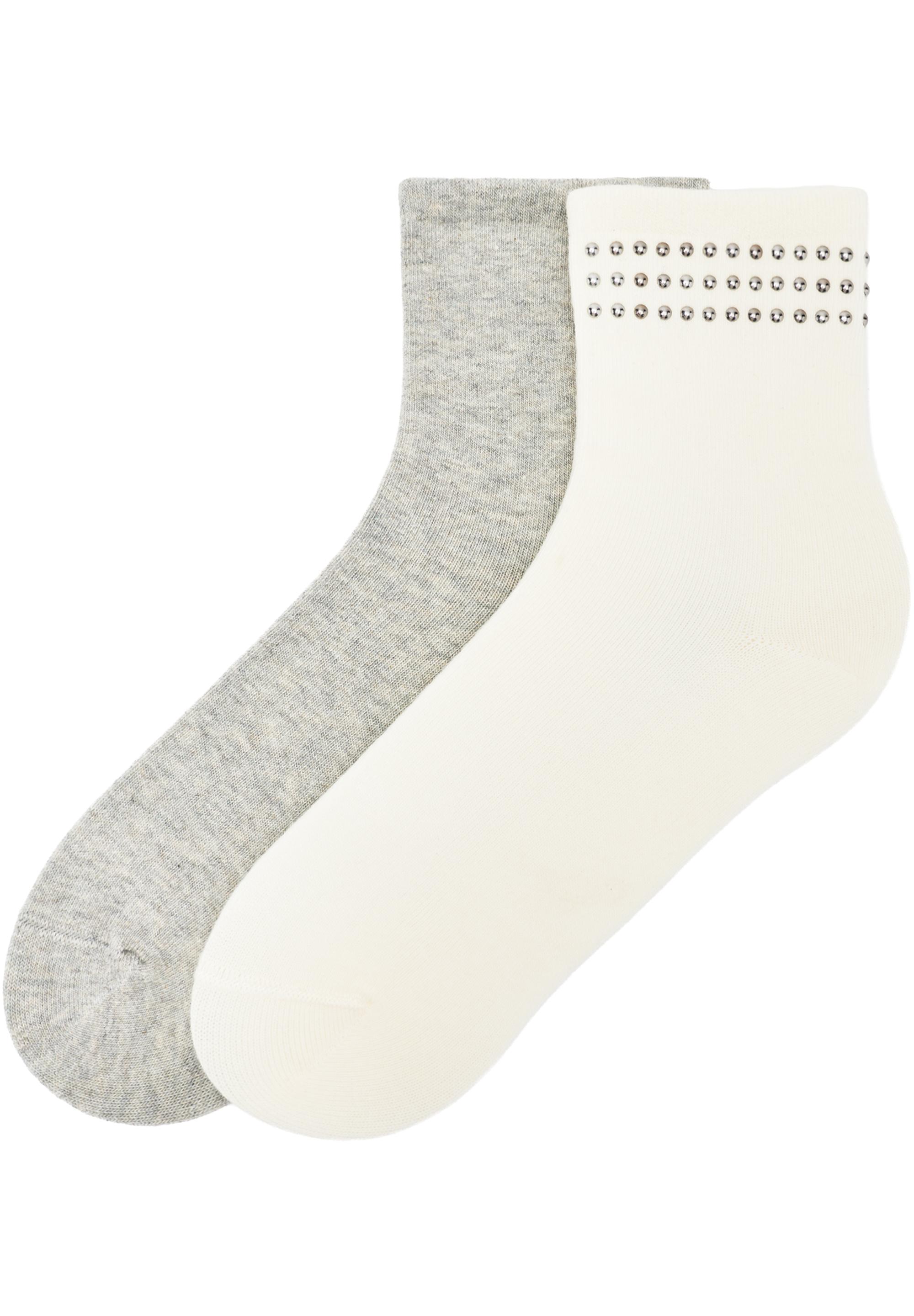 Studded socks — Off white