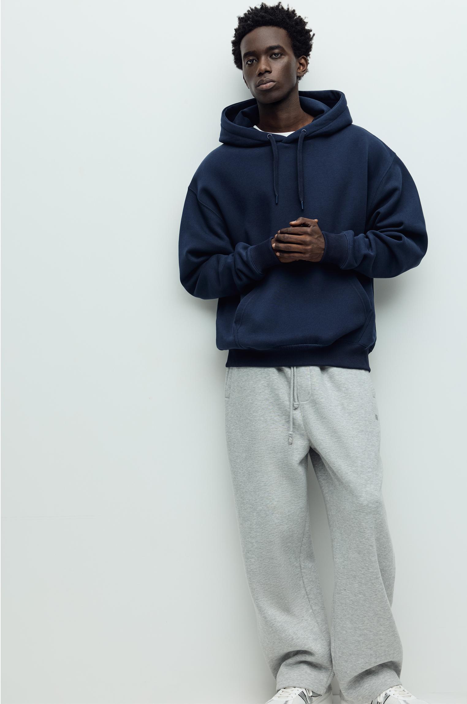 Basic-Kapuzenpullover