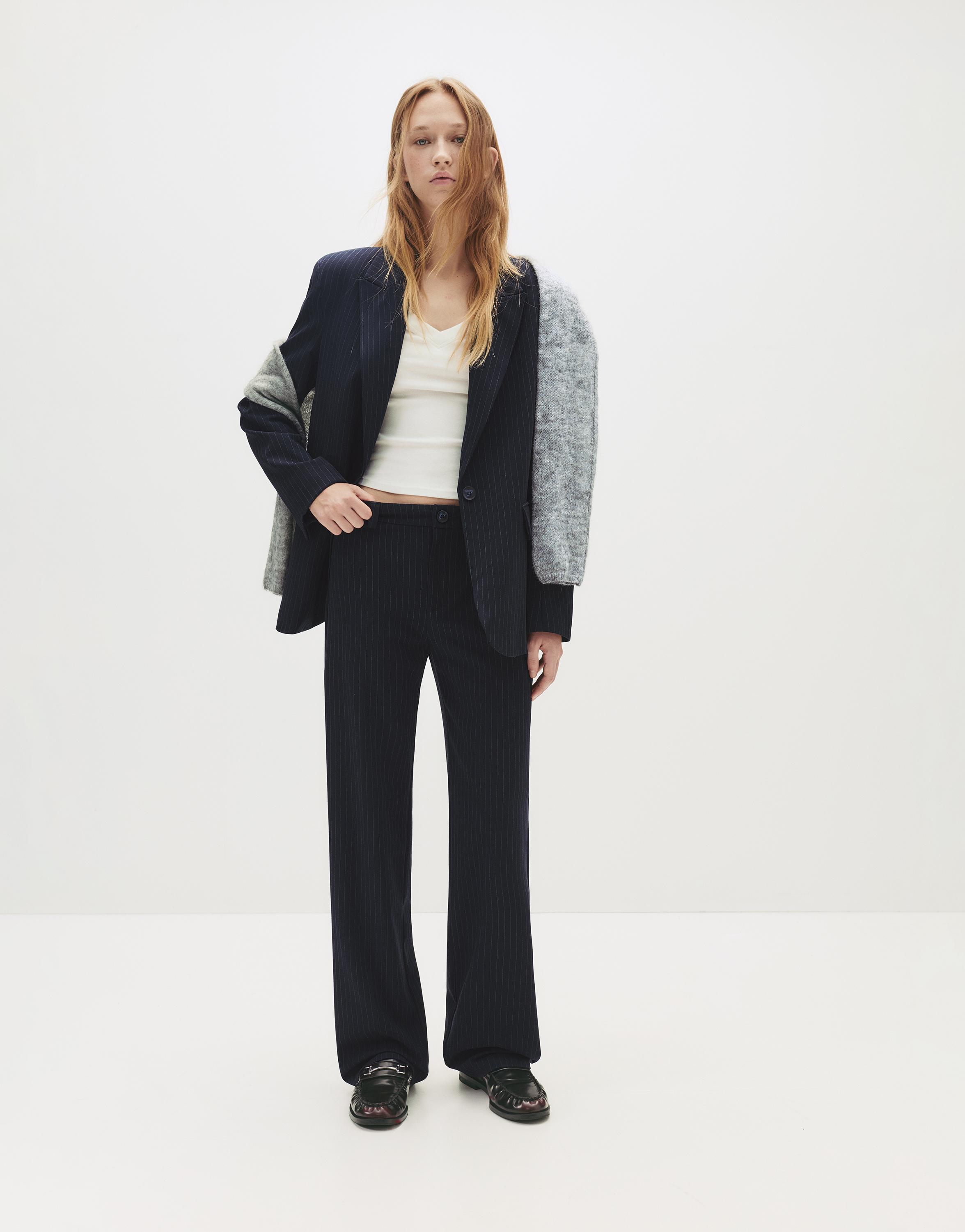 Yüksek belli klasik pantolon - Görsel 117