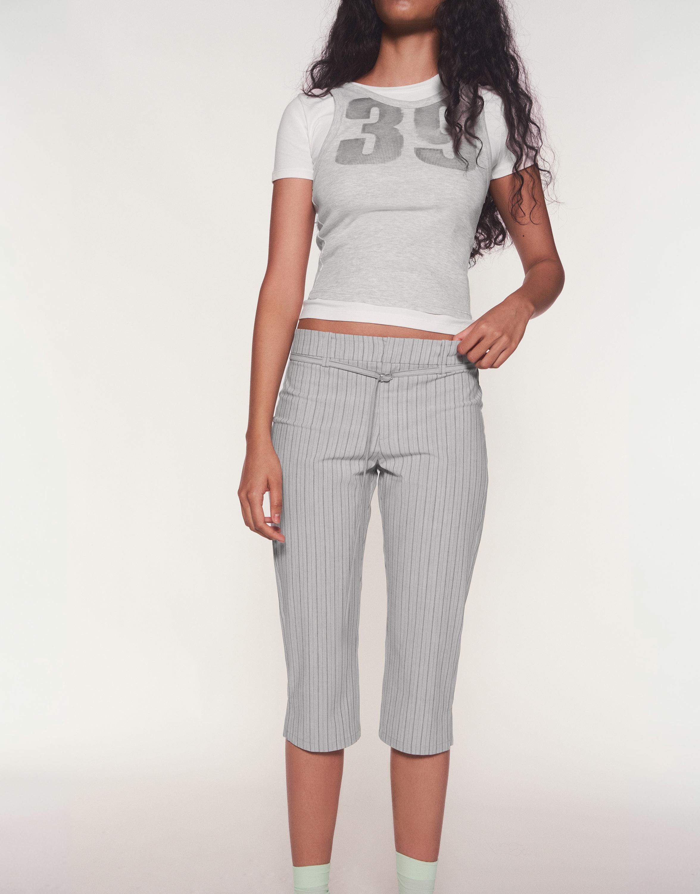Double graphic T-shirt — Grey