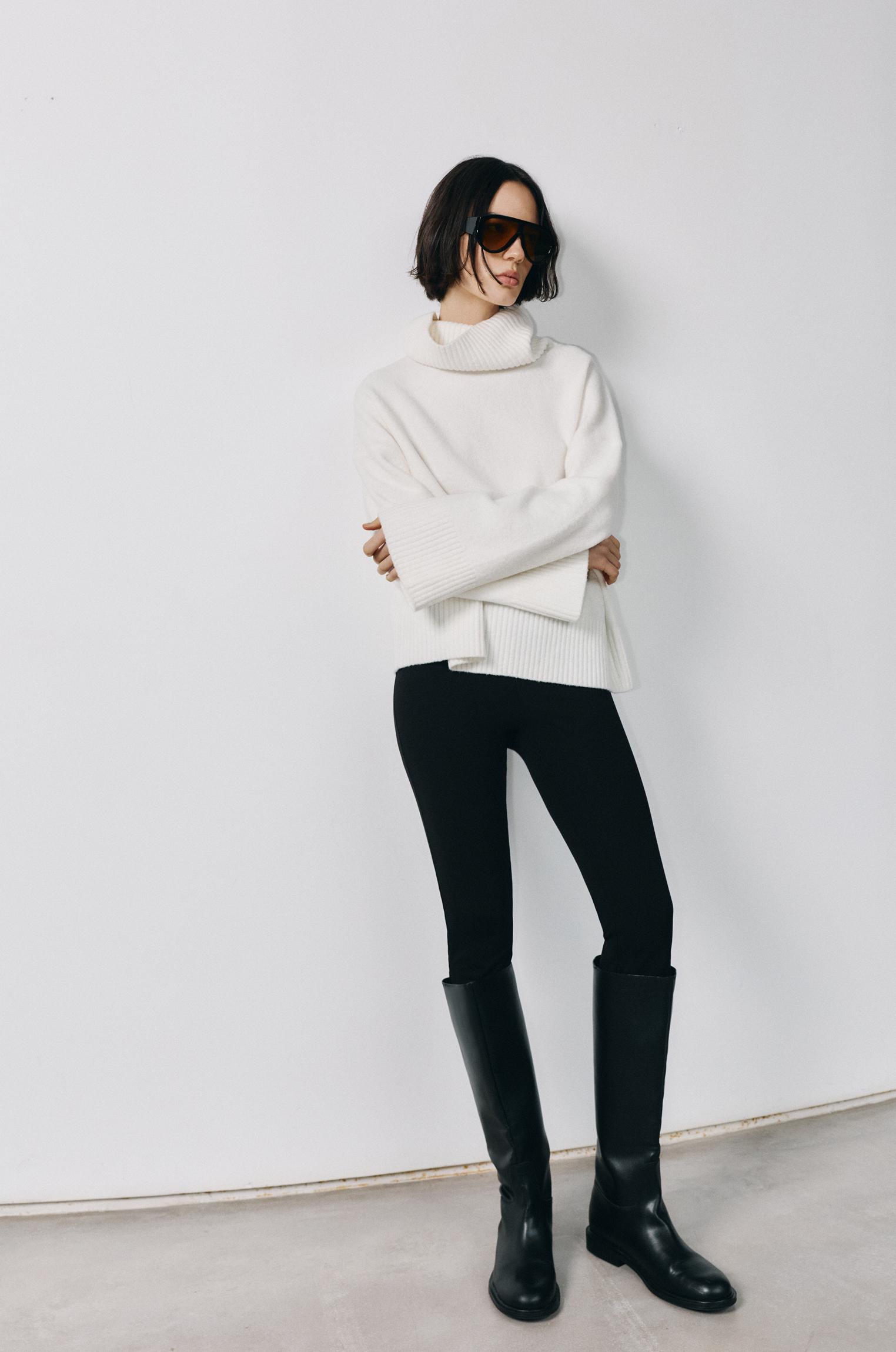 Yumuşak dik yaka kazak - Görsel 76