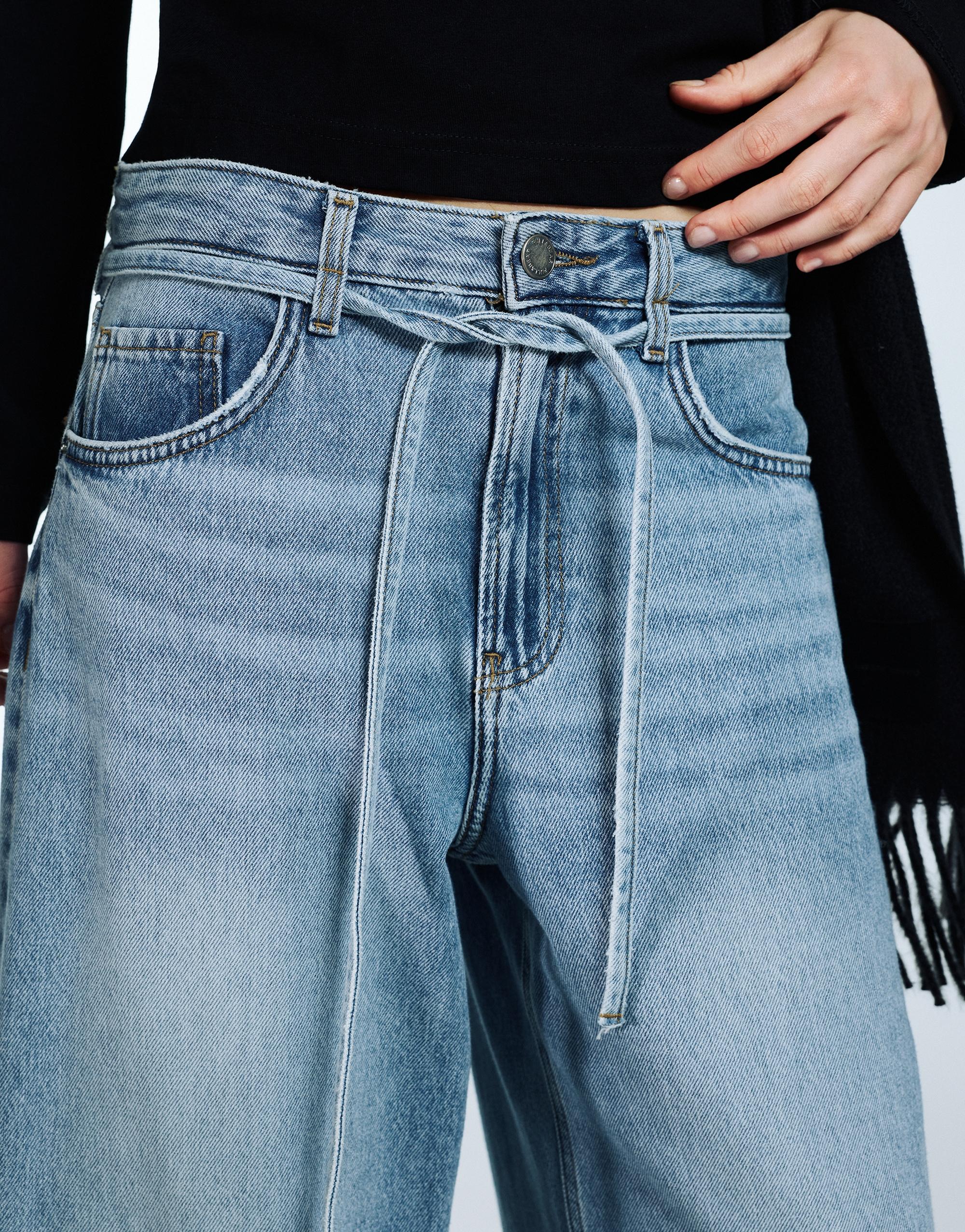 Bağcıklı baggy jean - Görsel 172